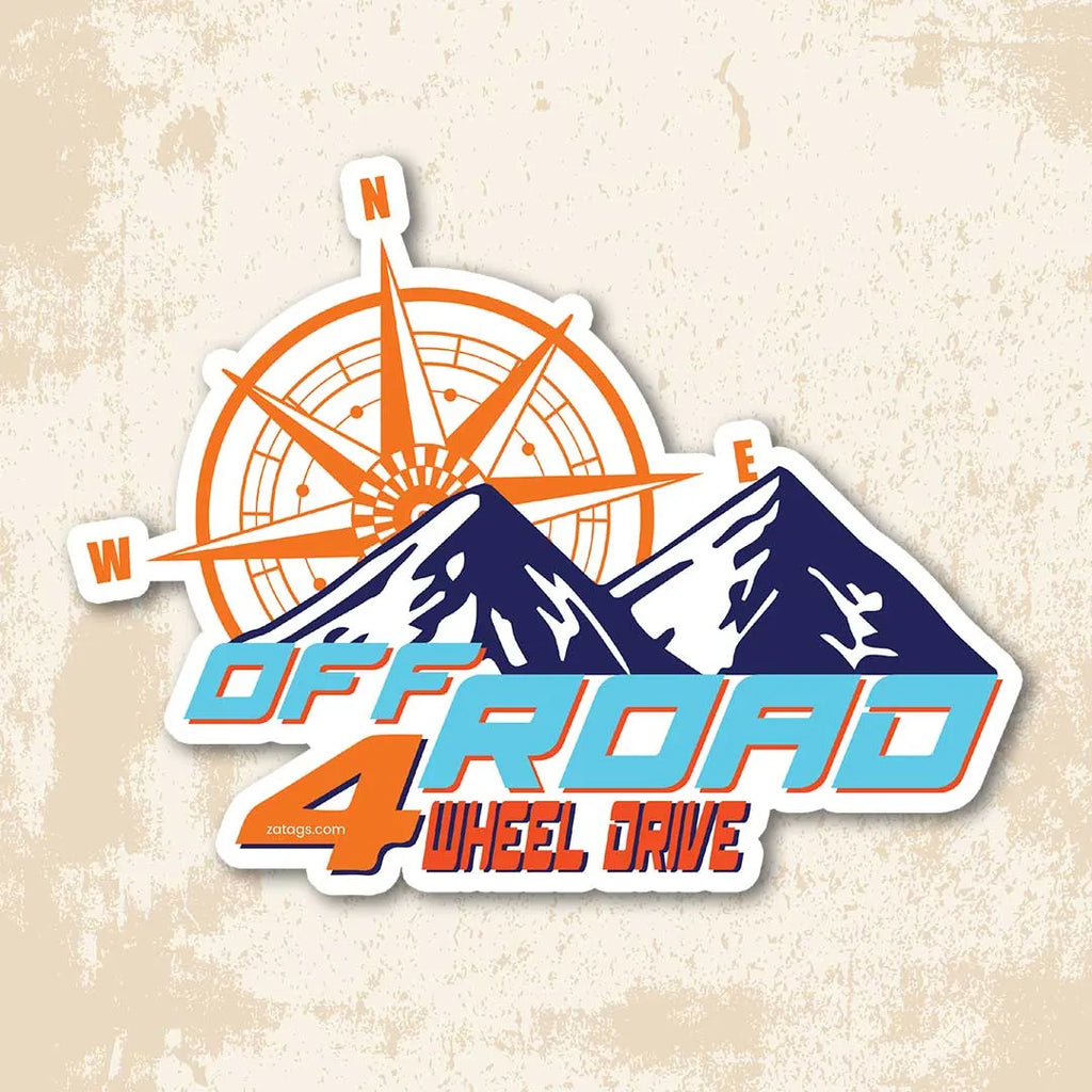 4 Wheel Drive - Bumper Sticker