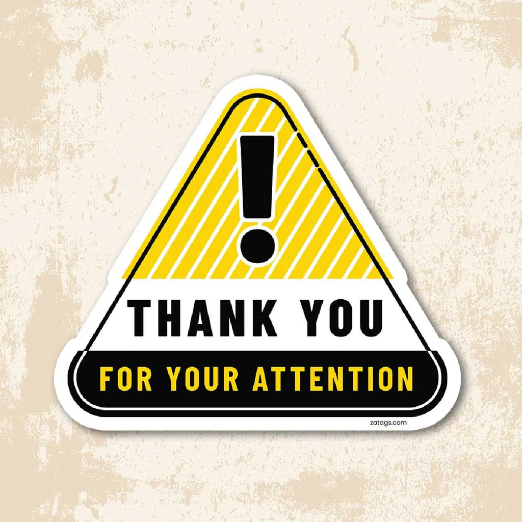 Thankyou - Bumper Sticker