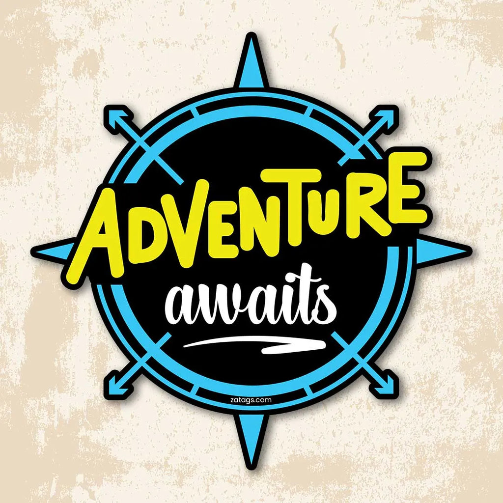 Adventure Awaits - Bumper Sticker