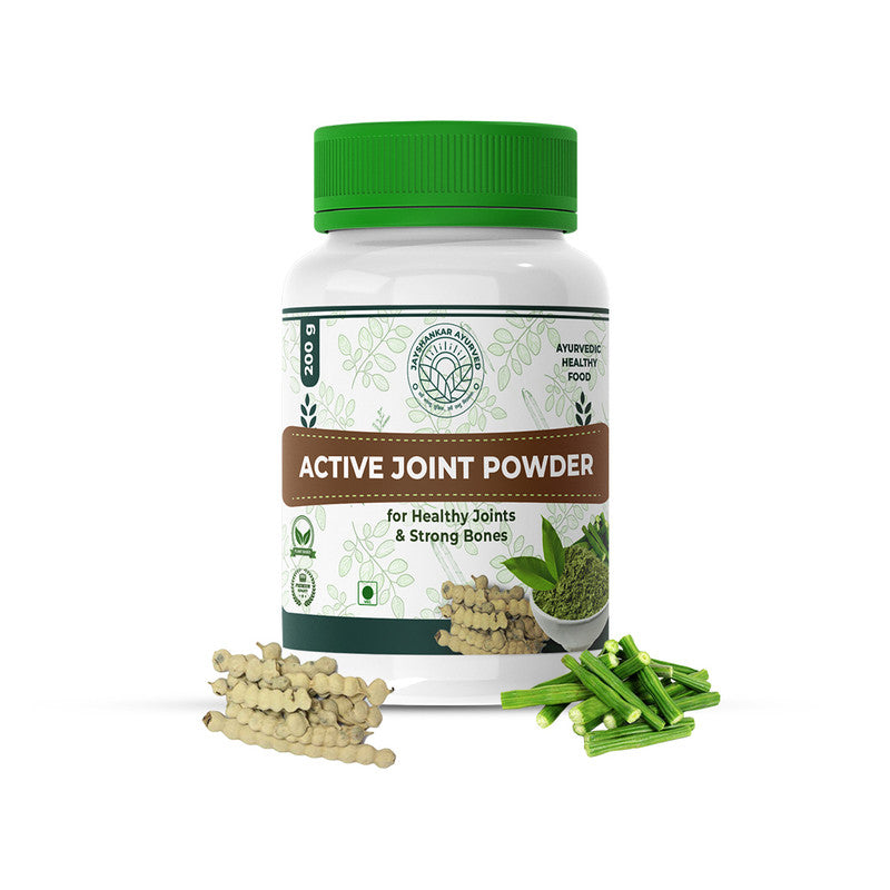 Active Joint Powder - Essential Ayurvedic Solution For Healthy Joints & Strong Bones (200Gm) - Jayshankar Ayurved