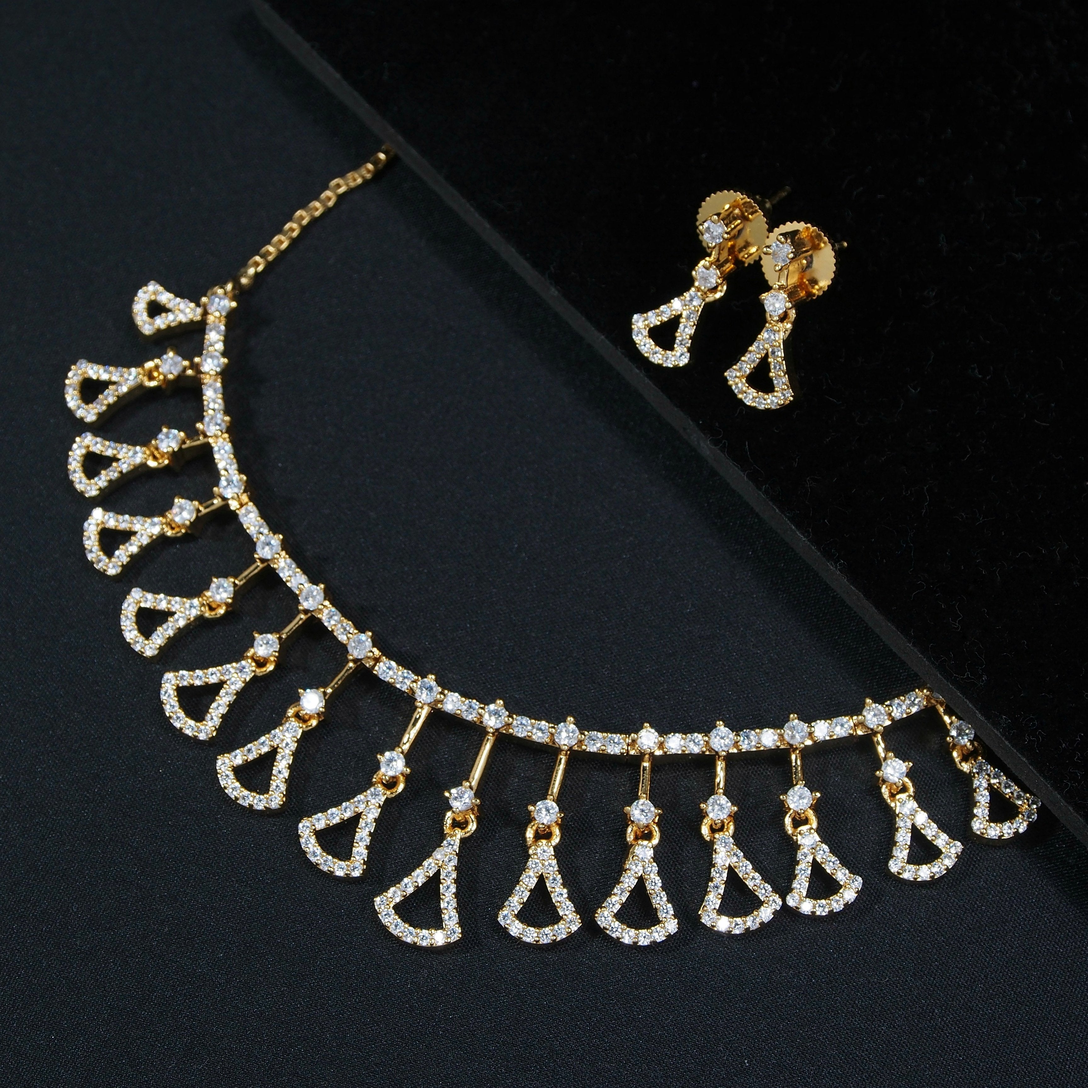 Women's Gold Plated Jewellery Set