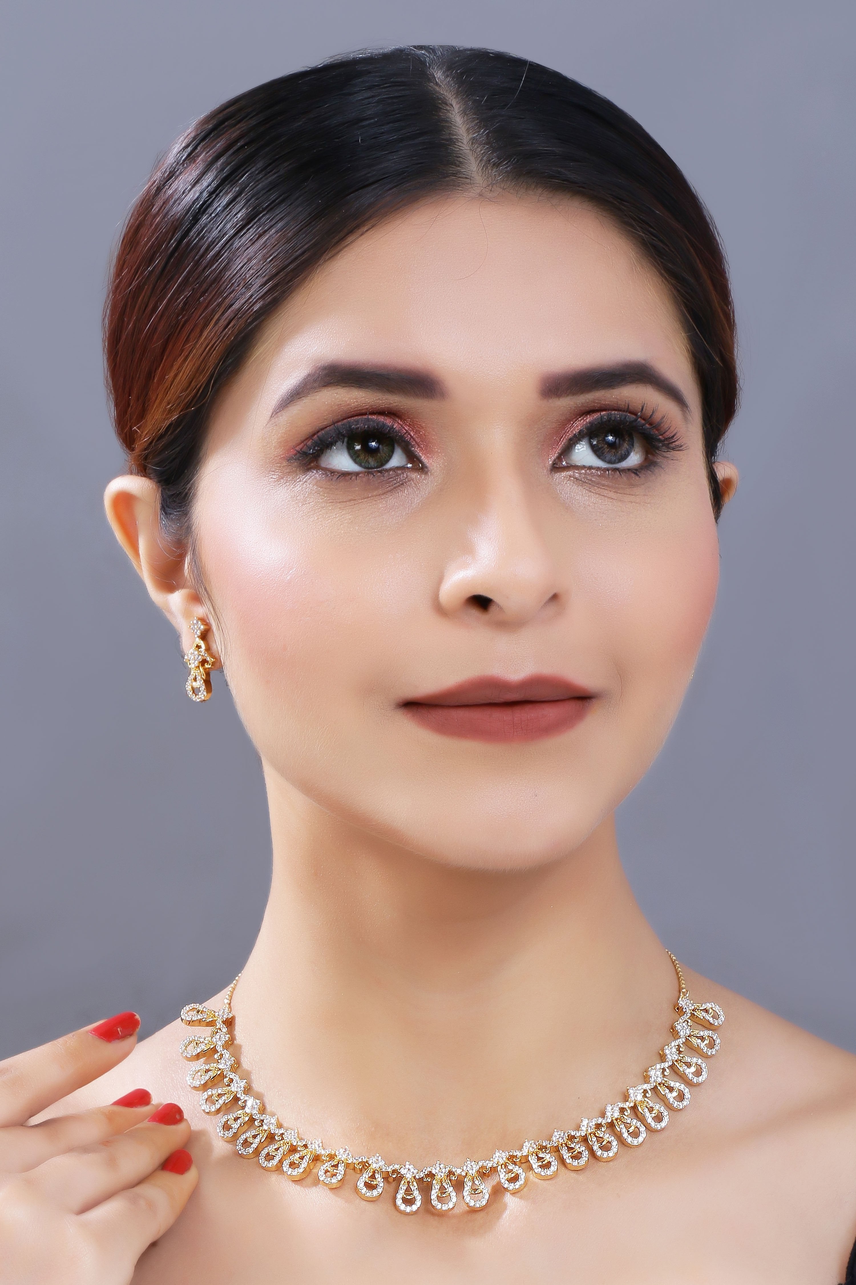 Women's Gold Plated Jewellery Set