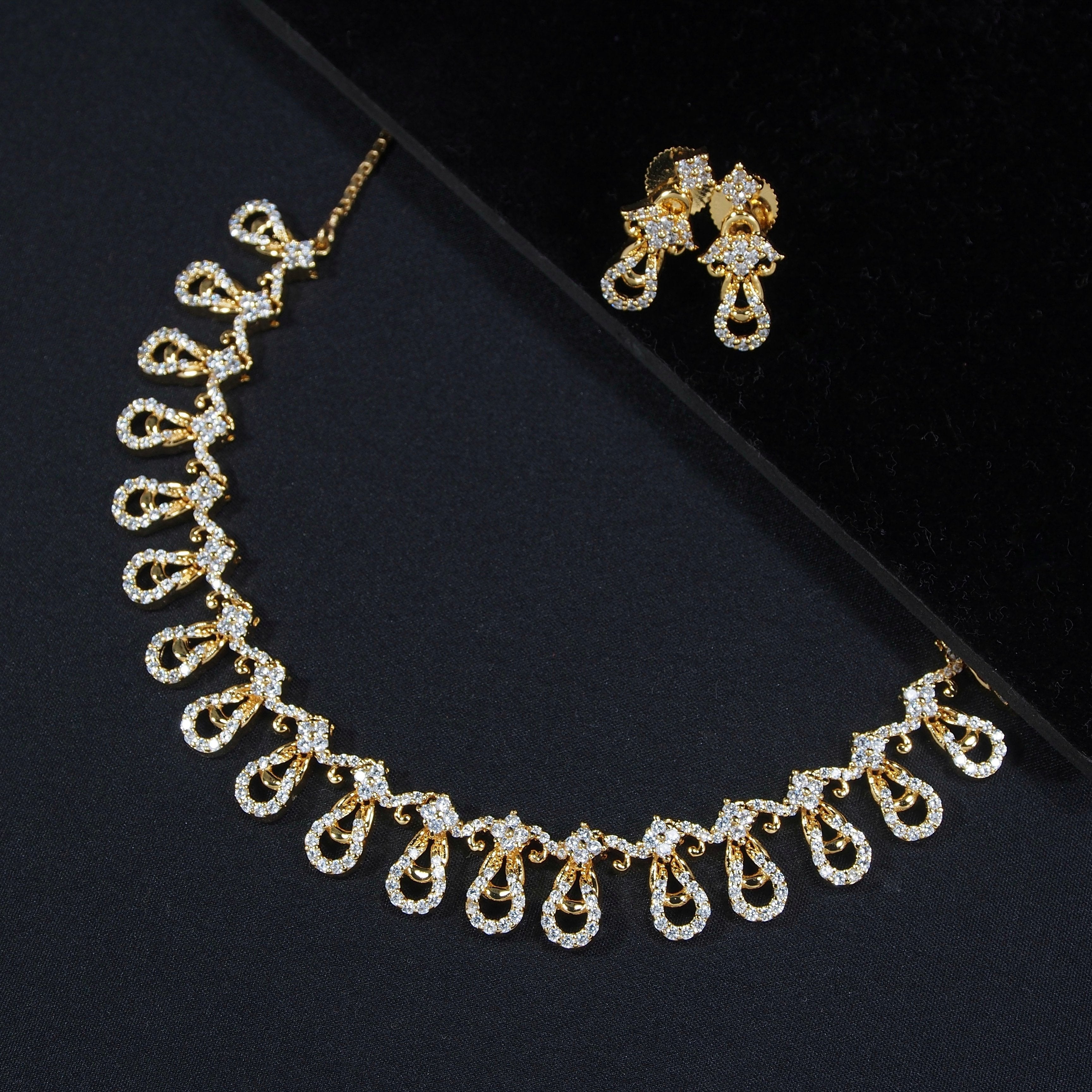 Women's Gold Plated Jewellery Set