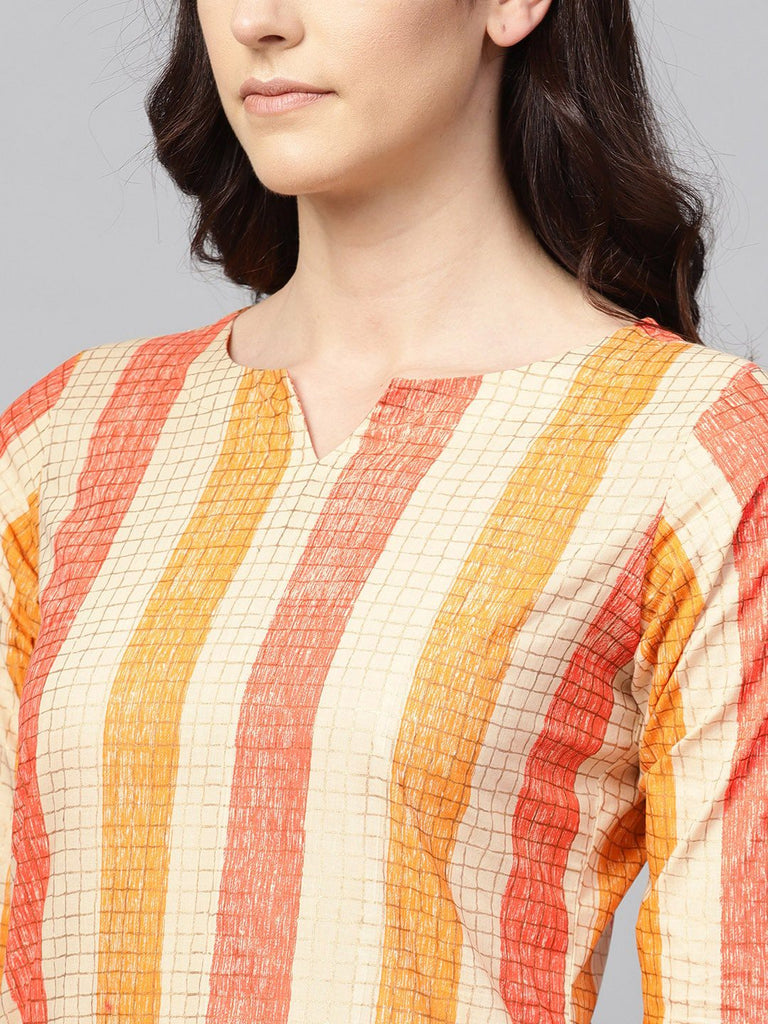 Women's Cotton Printed Kurta