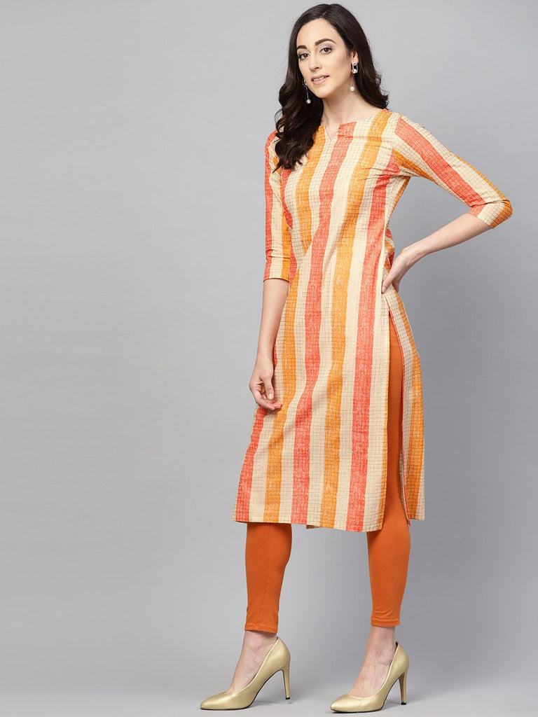 Women's Cotton Printed Kurta