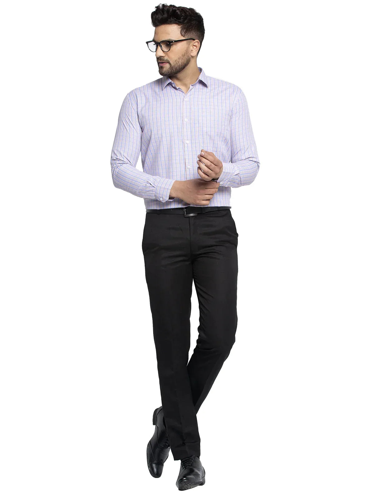 Men's Multi Cotton Checked Formal Shirt's - Taantav