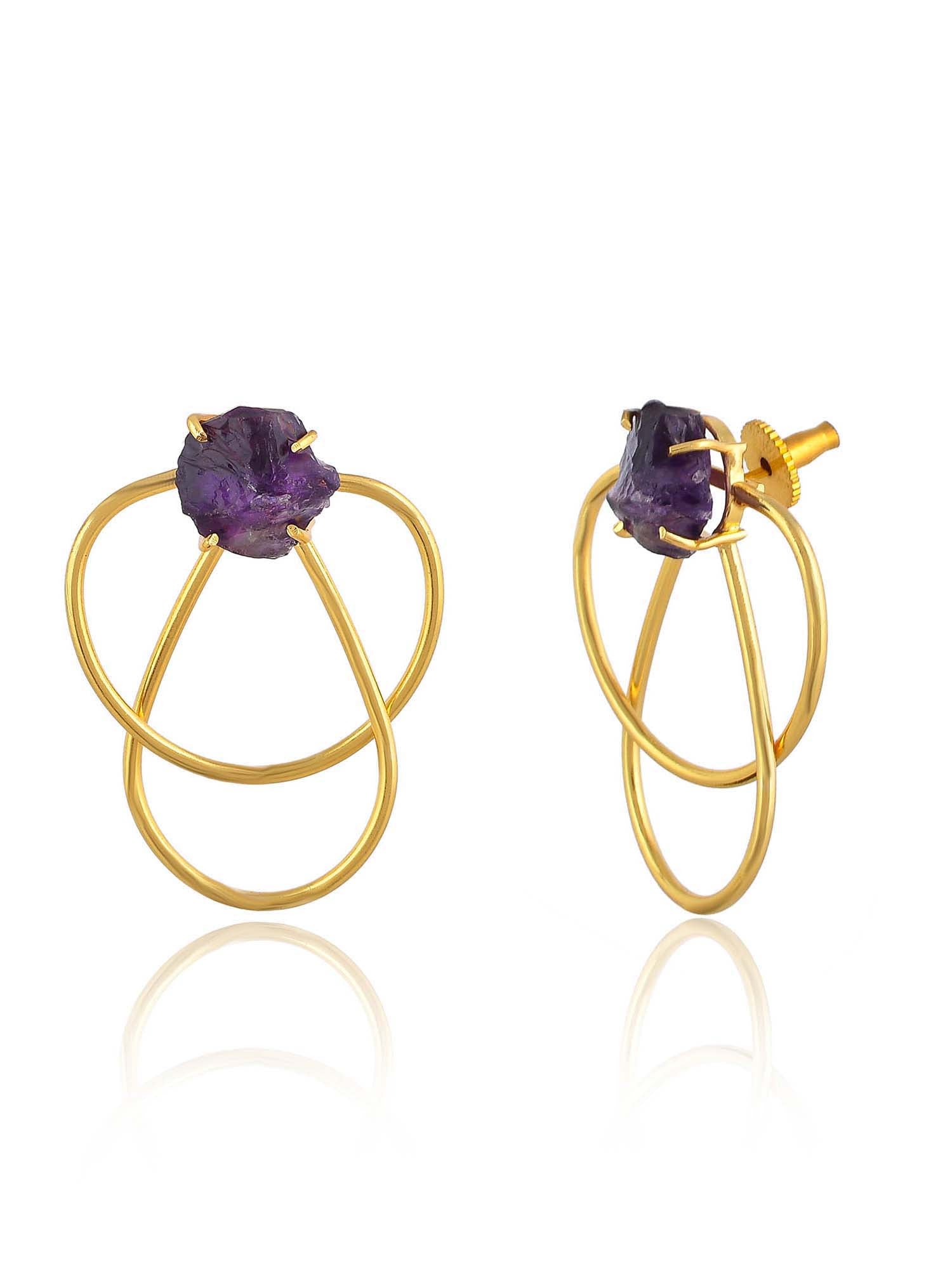 Women's Rough Inter Tangled Earring - Zurii Jewels