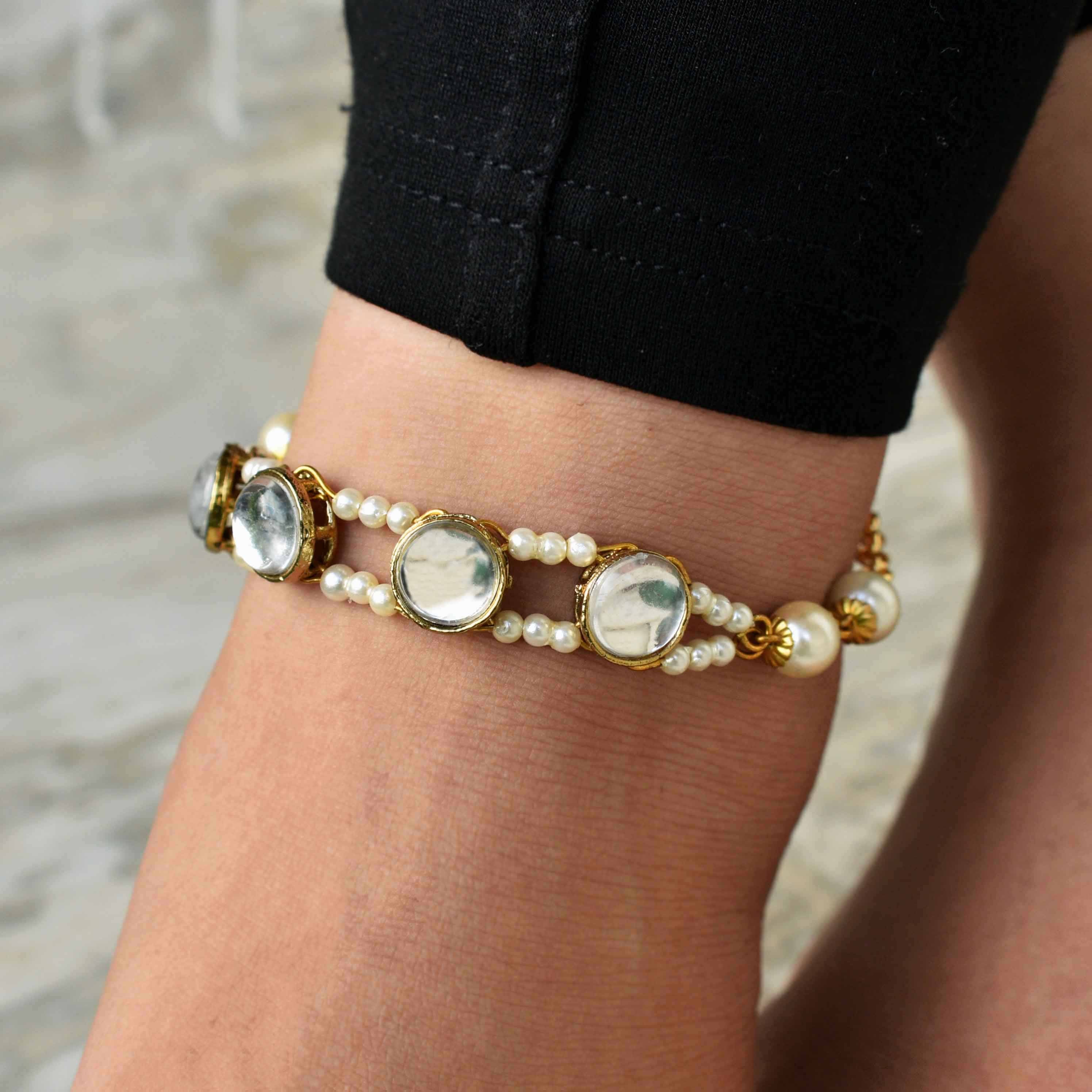 Women's PEARL BAR ANKLET