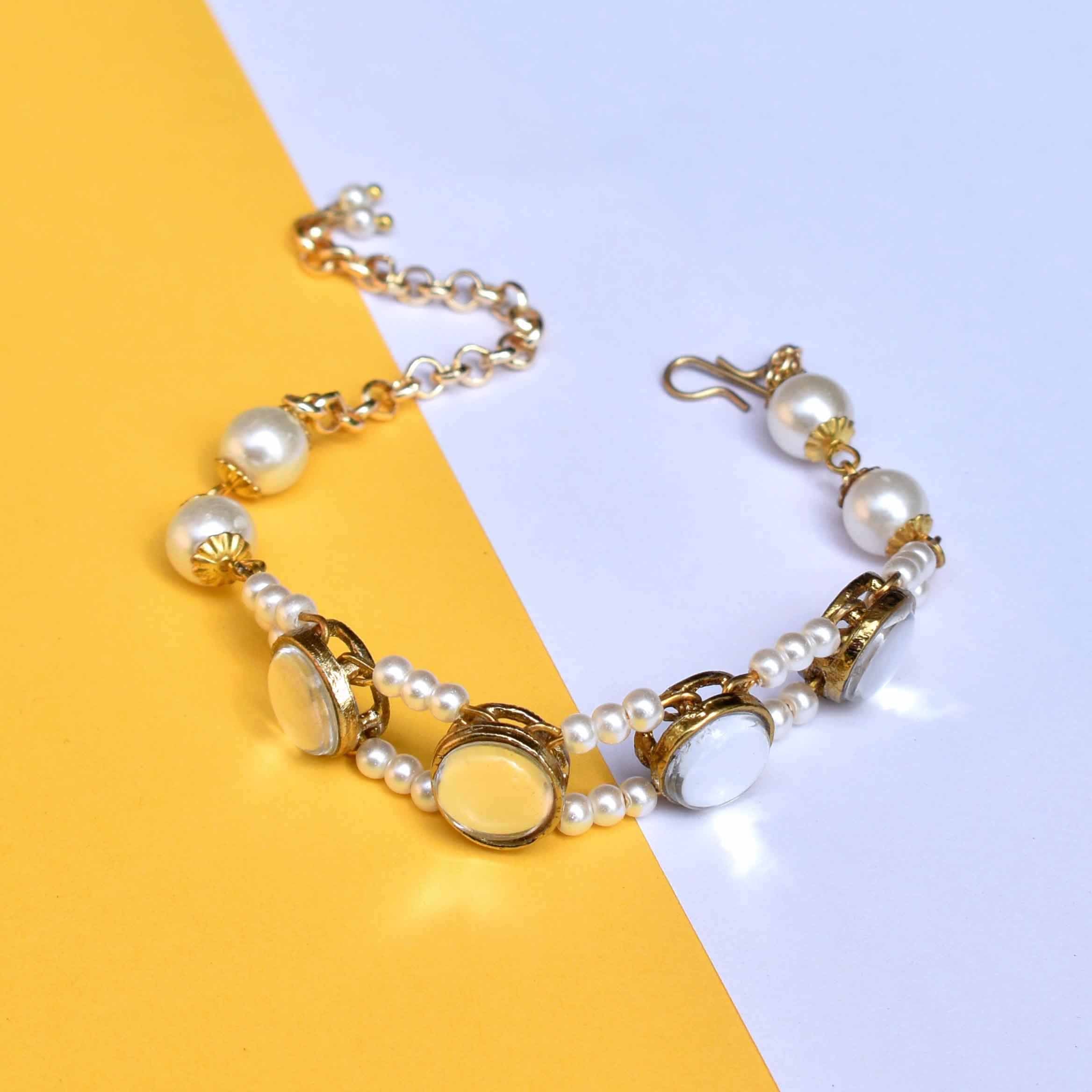 Women's PEARL BAR ANKLET