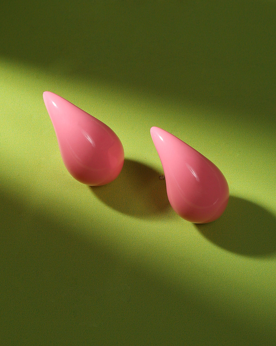 Women's Barbie Pink Brass Earrings