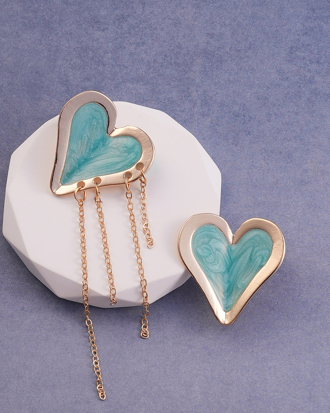Women's Sky Blue Plated Earrings