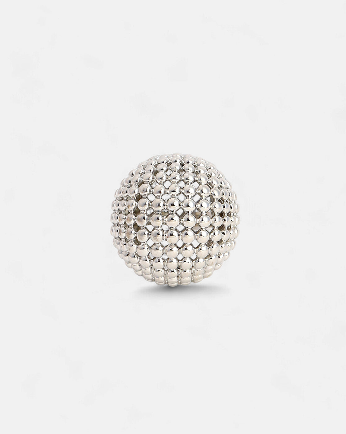 Women's Metallic Silver Plated Ring