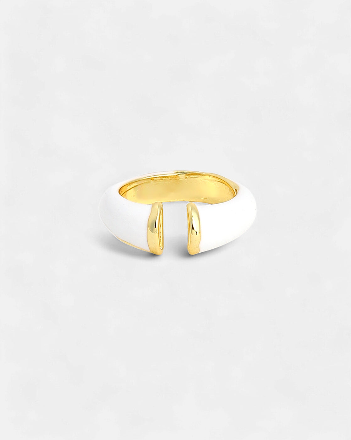 Women's Chalk White Plated Ring - Sohi