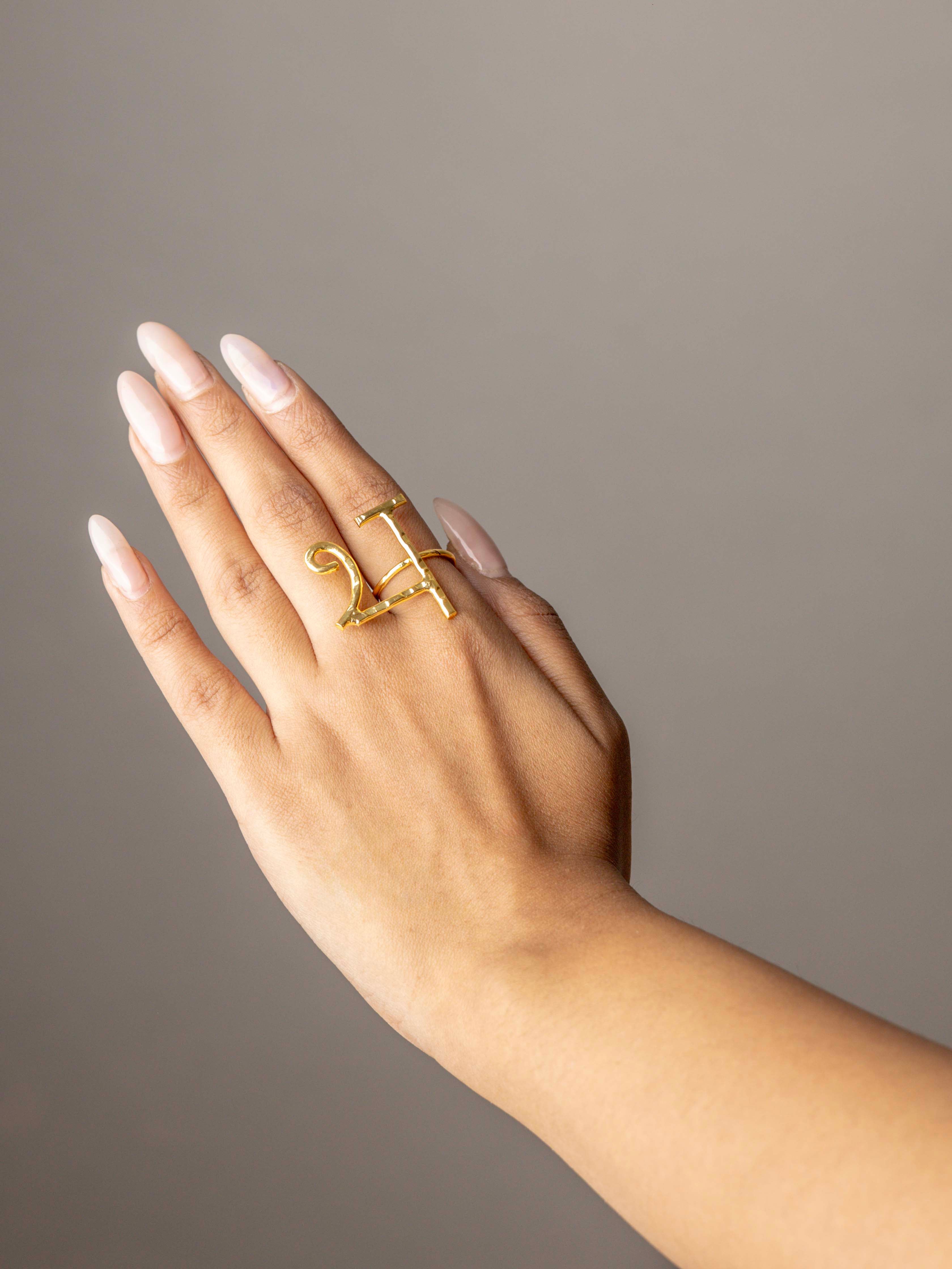 Women's Akshar Ring R3 - Zurii Jewels