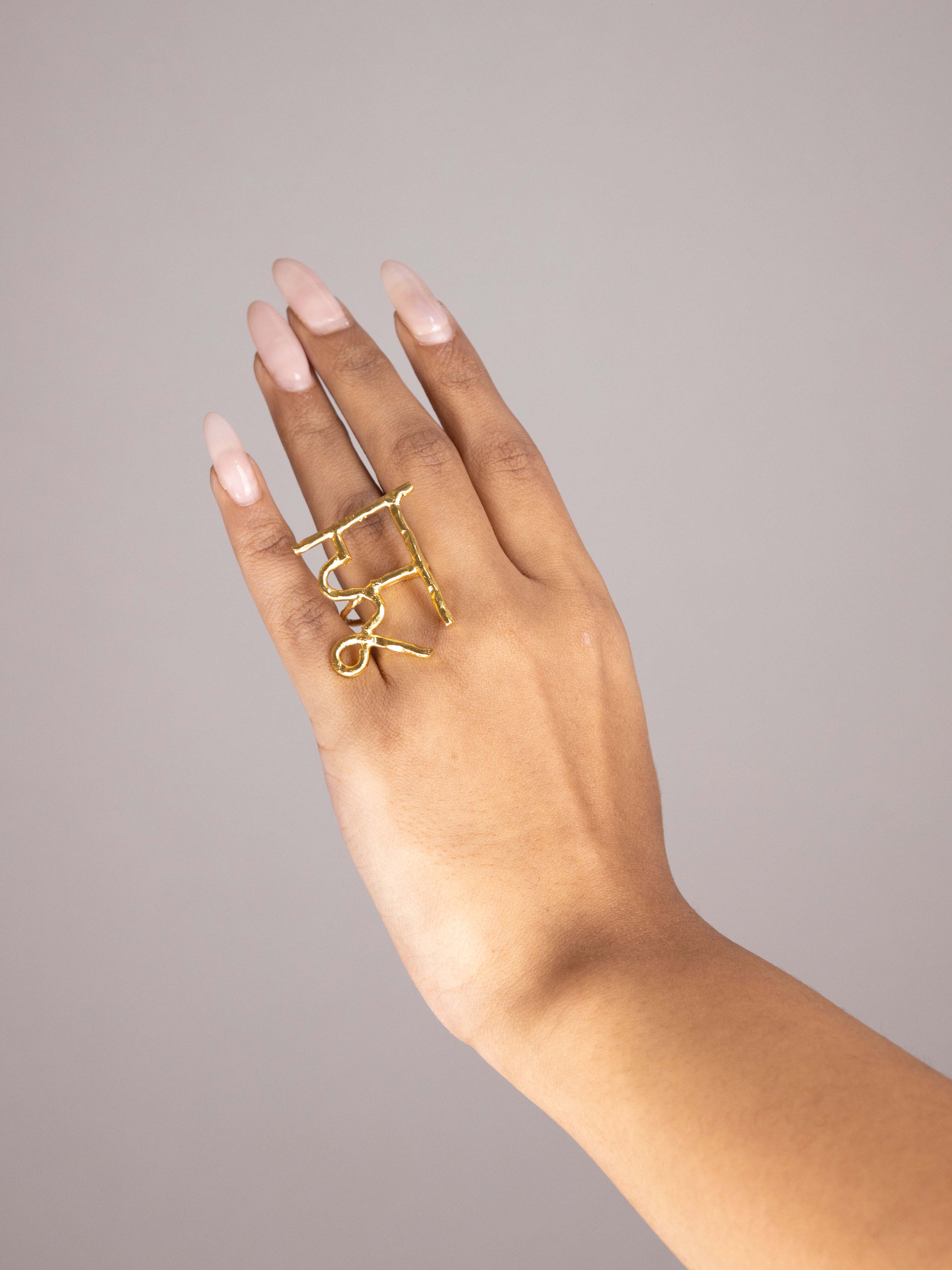 Women's Akshar Ring R3 - Zurii Jewels