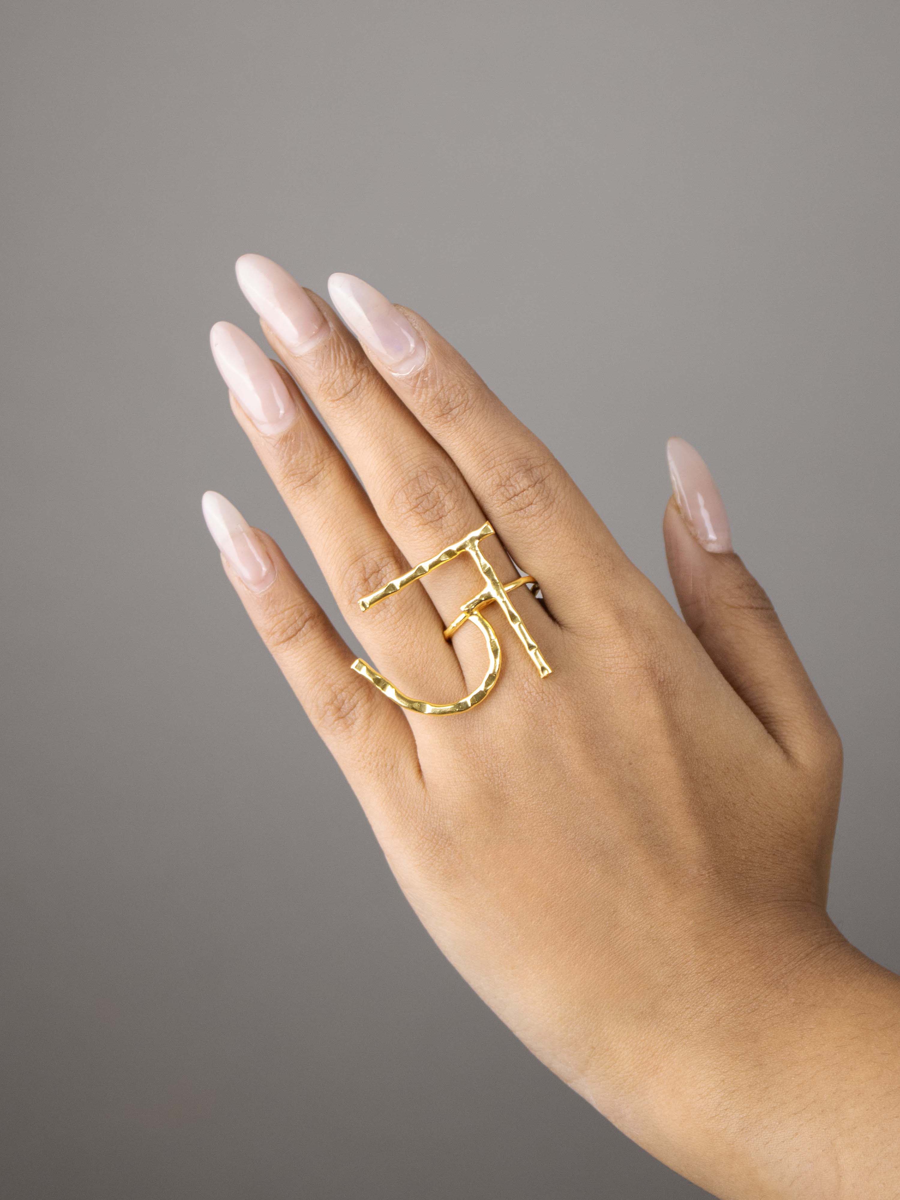 Women's Akshar Ring Rr1 - Zurii Jewels