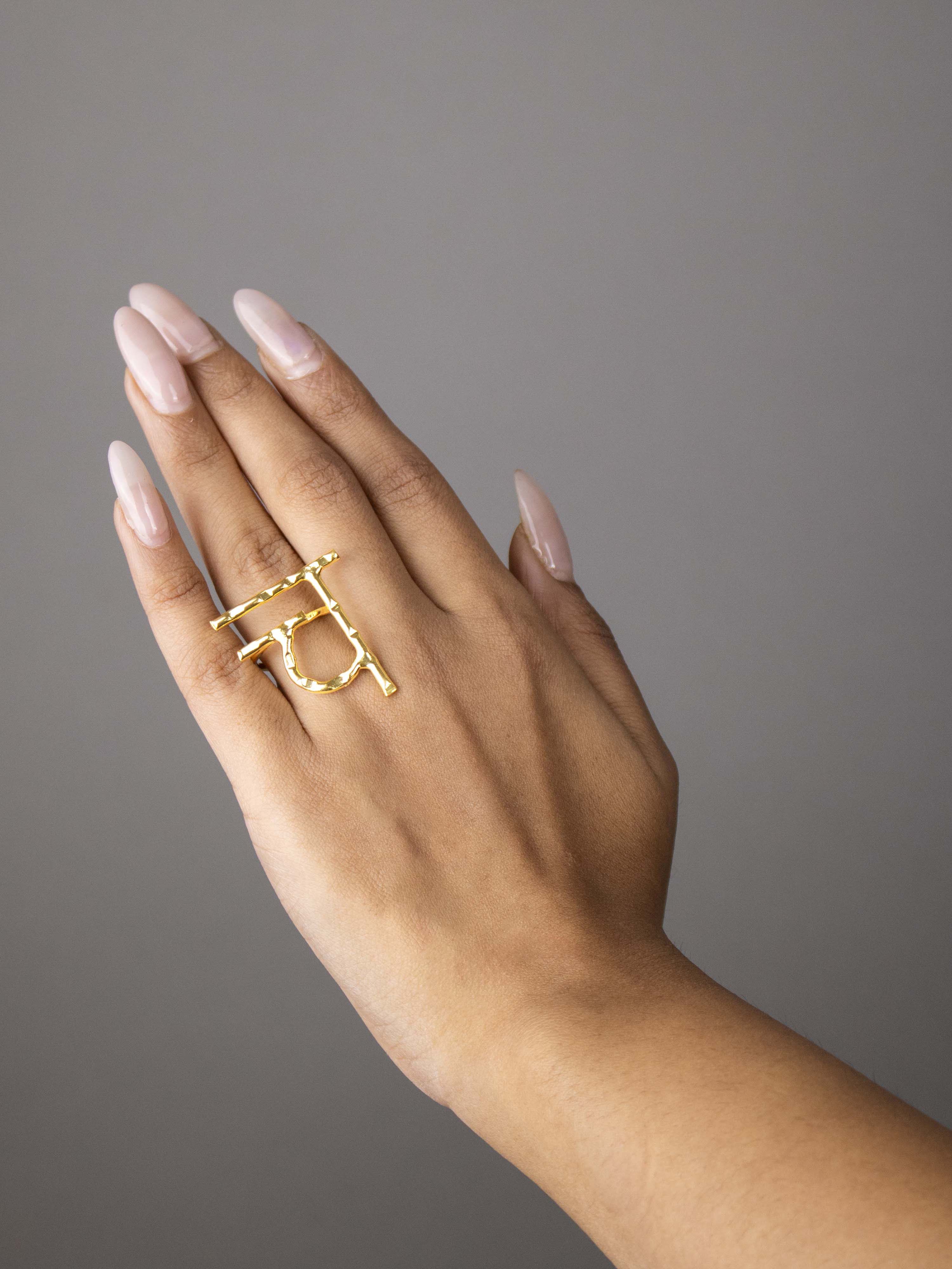 Women's Akshar Ring R41 - Zurii Jewels