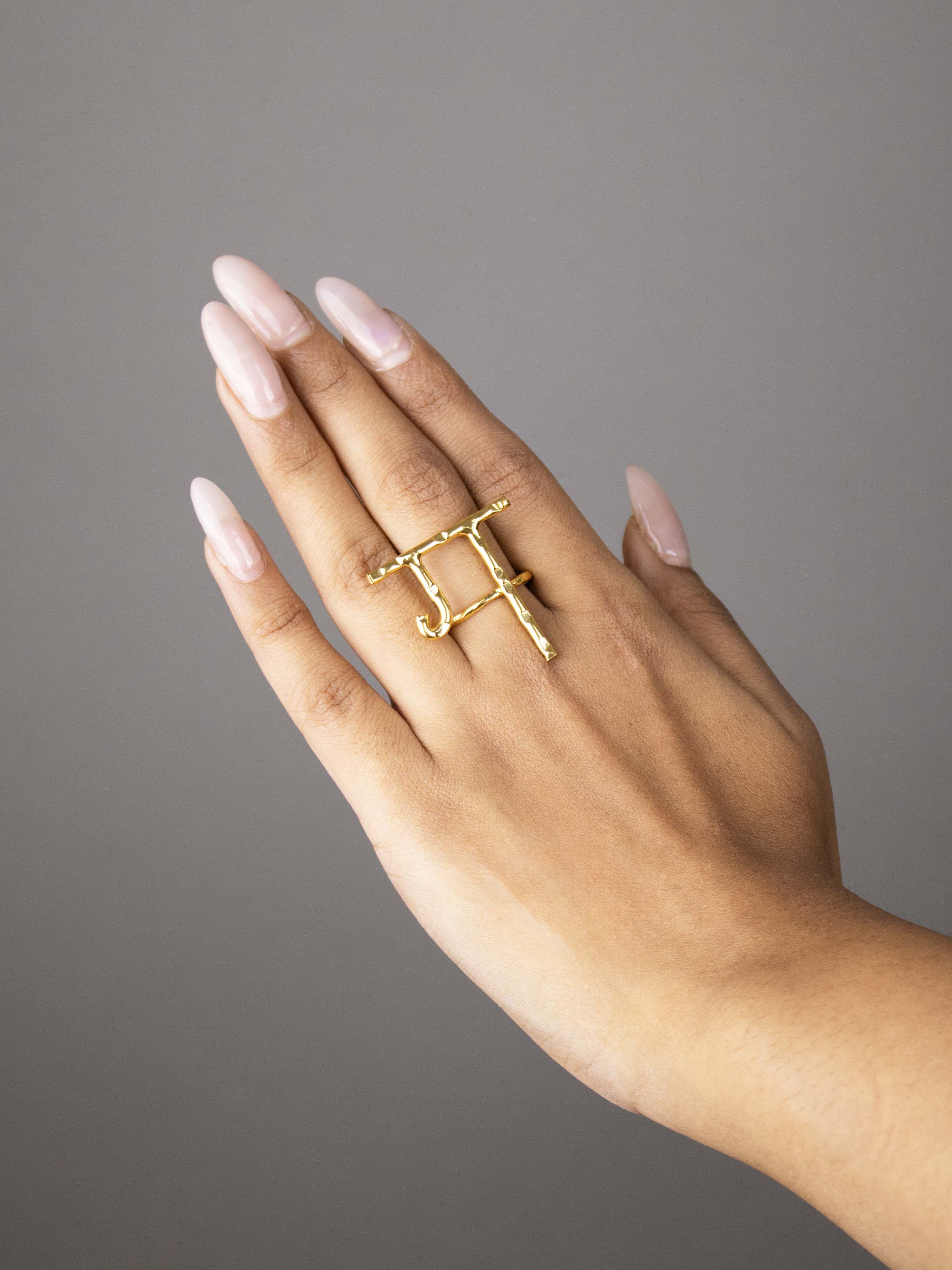 Women's Akshar Ring R2 - Zurii Jewels
