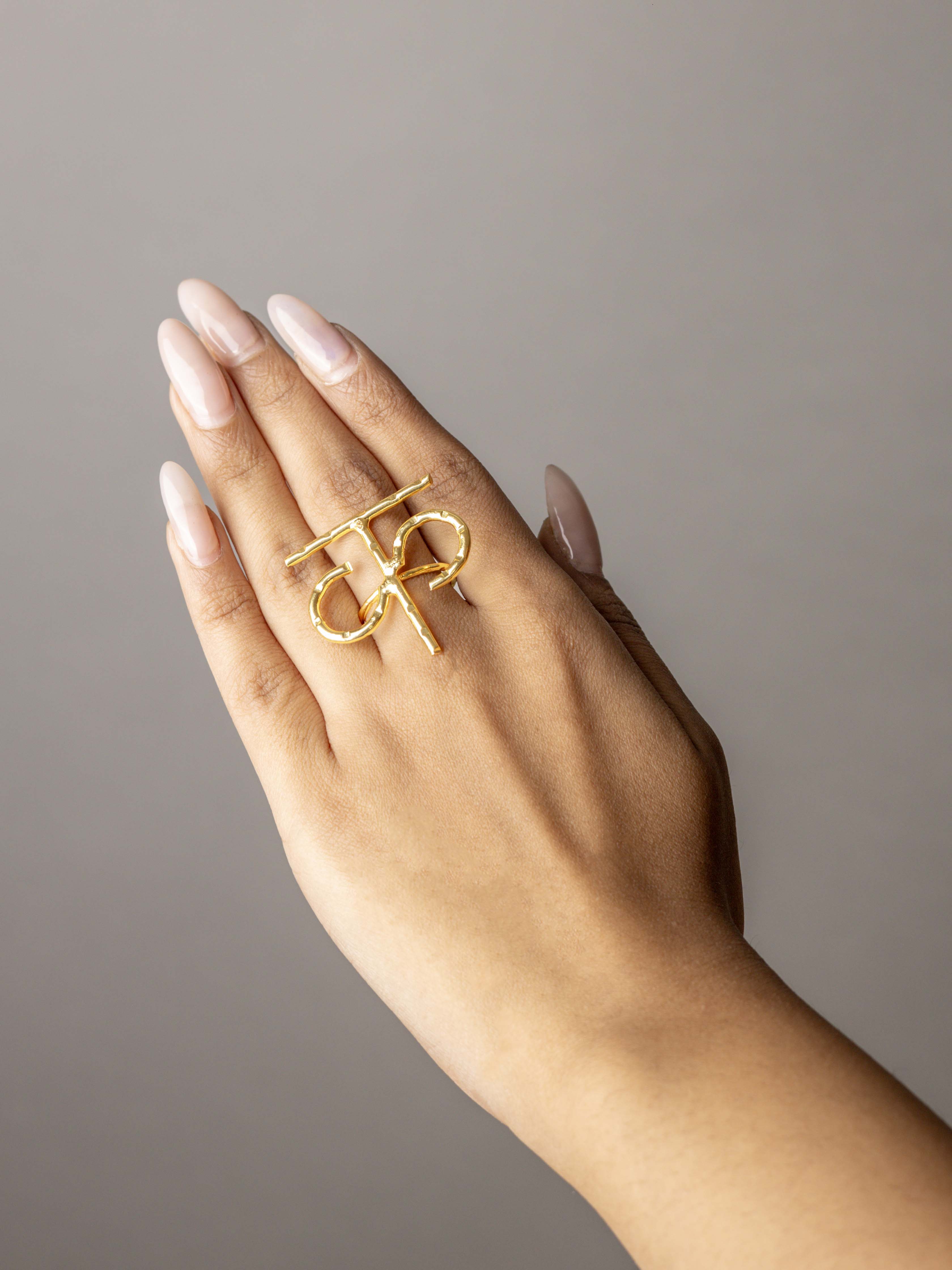 Women's Akshar Ring R37 - Zurii Jewels