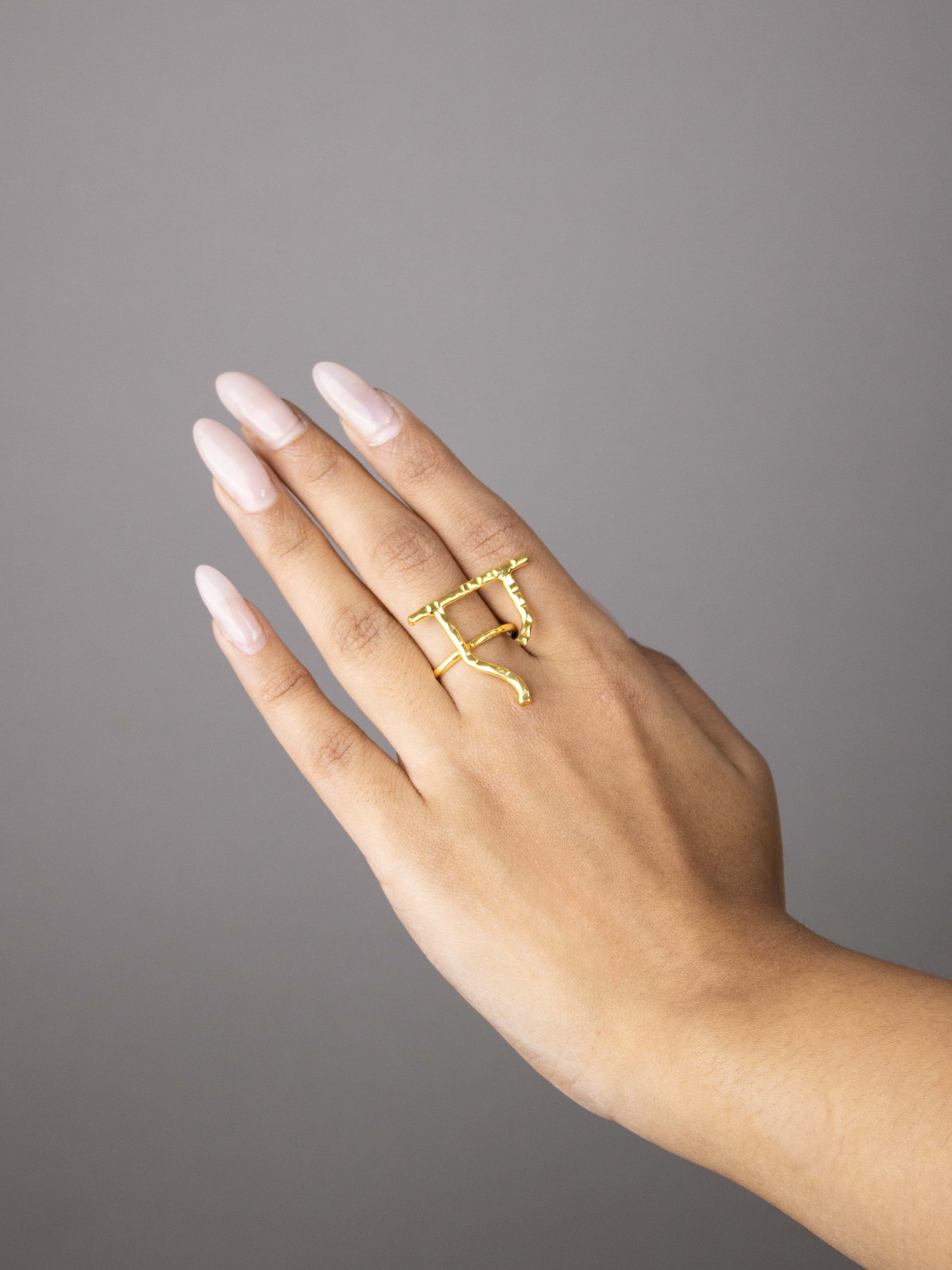Women's Akshar Ring R35 - Zurii Jewels