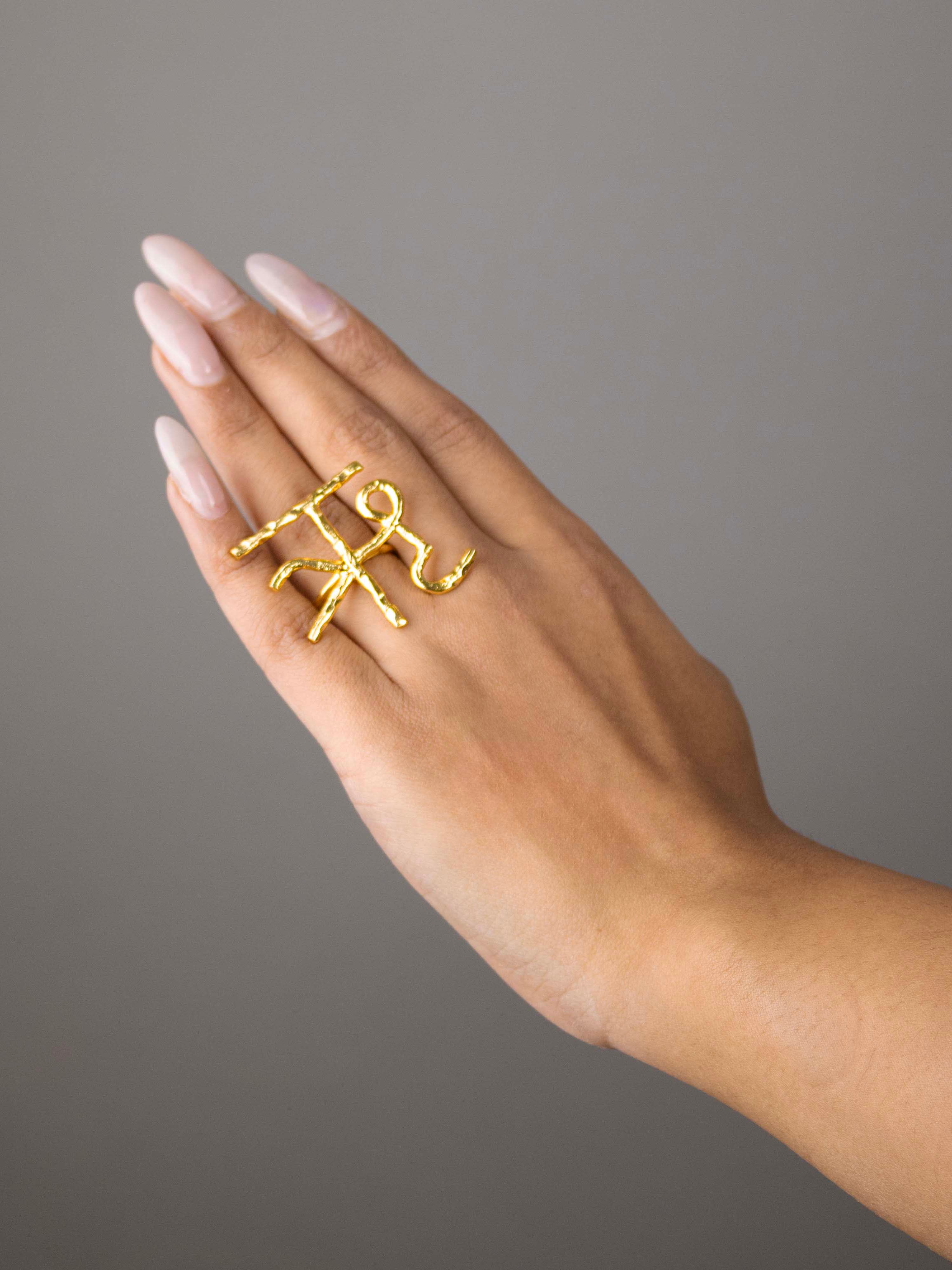 Women's Akshar Ring R32 - Zurii Jewels