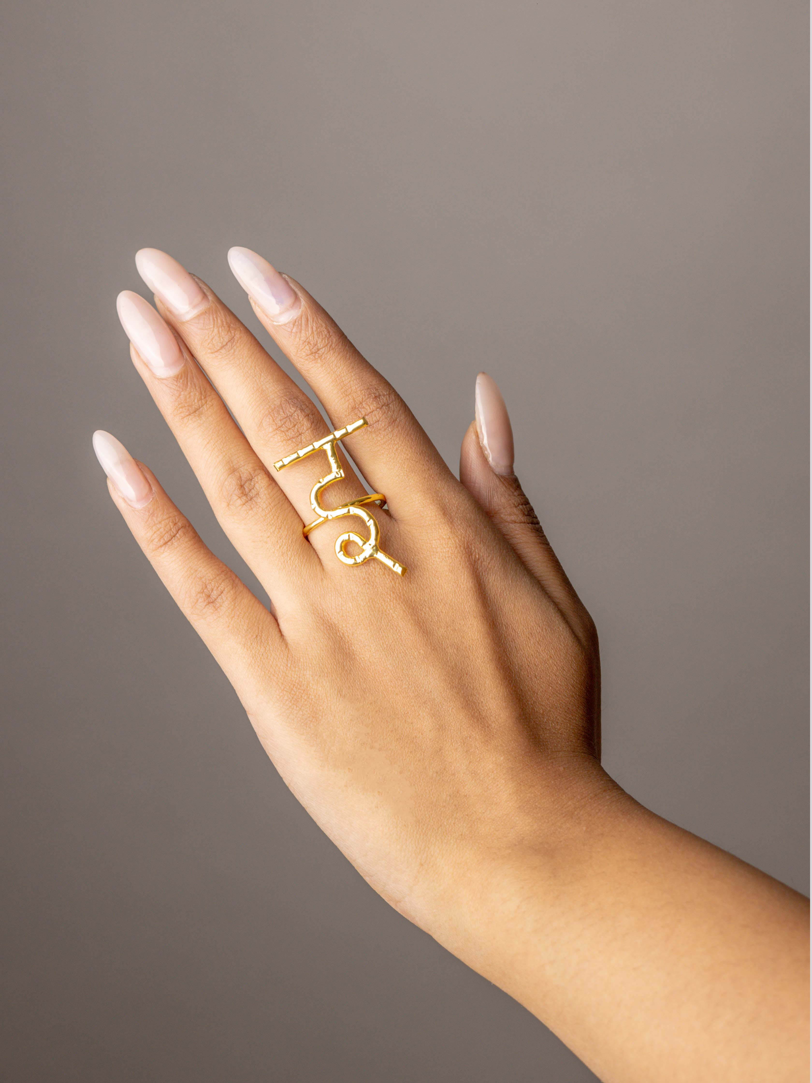 Women's Akshar Ring R1 - Zurii Jewels