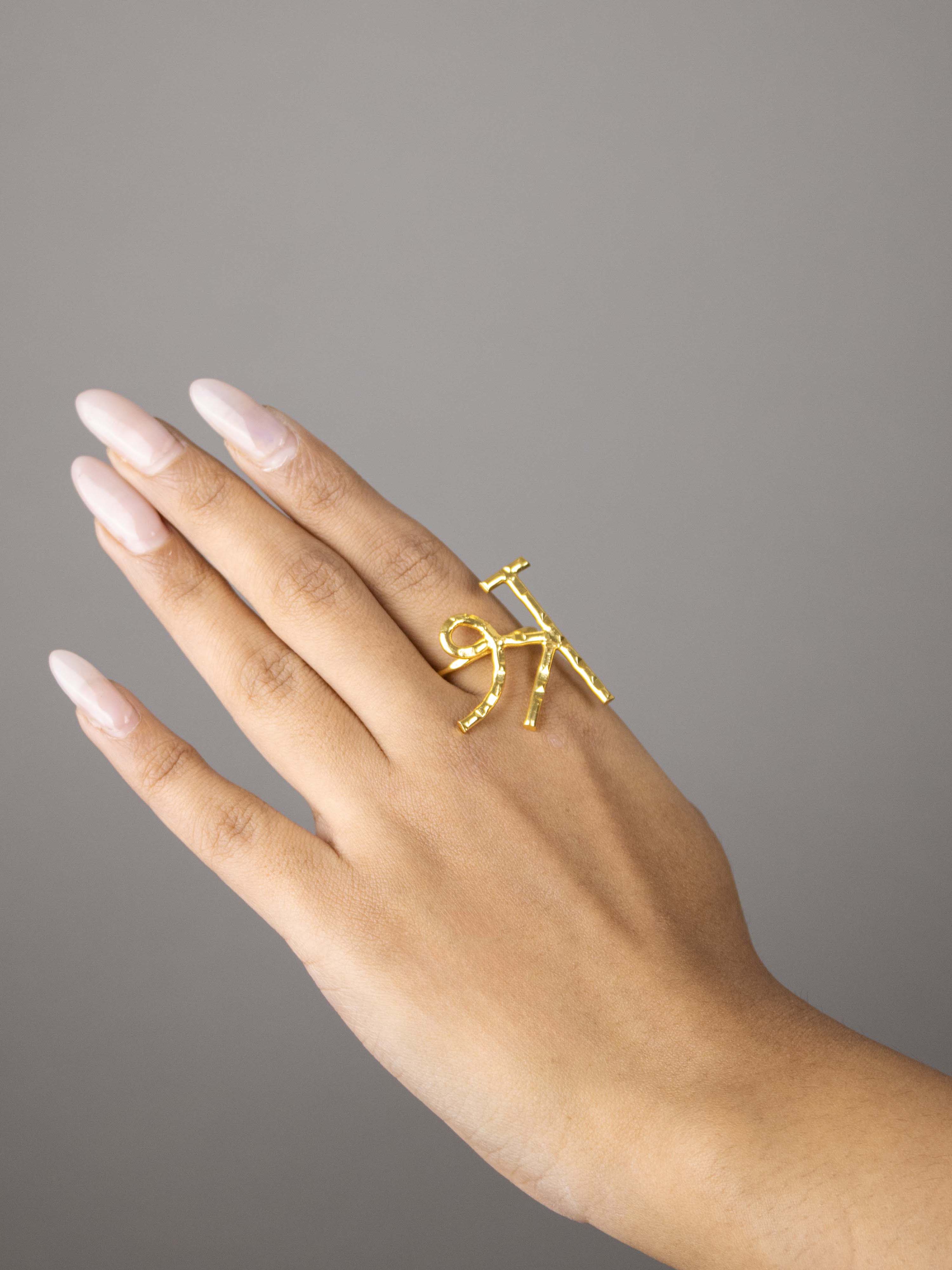 Women's Akshar Ring 105 - Zurii Jewels
