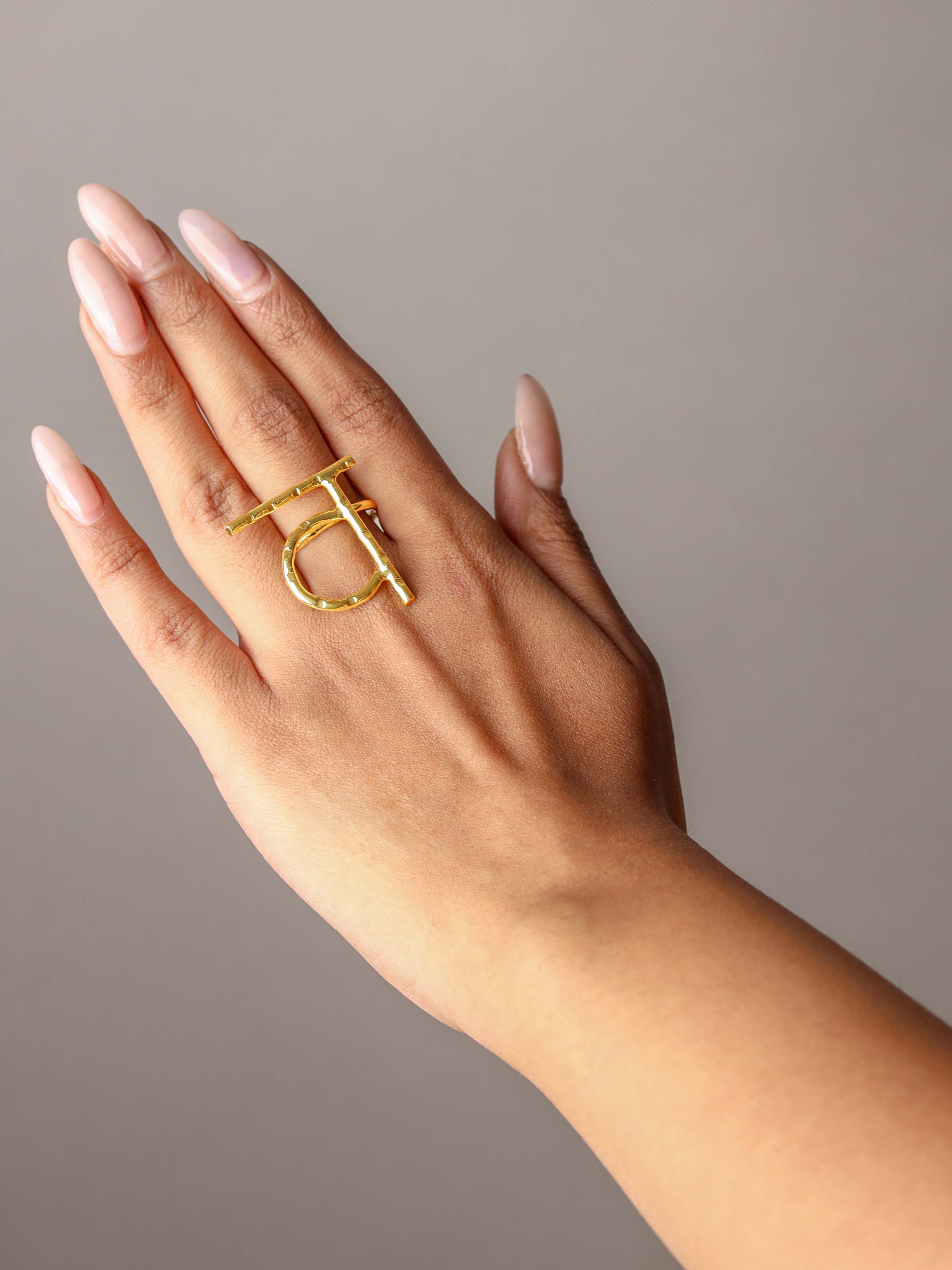 Women's Akshar Ring Rv34 - Zurii Jewels