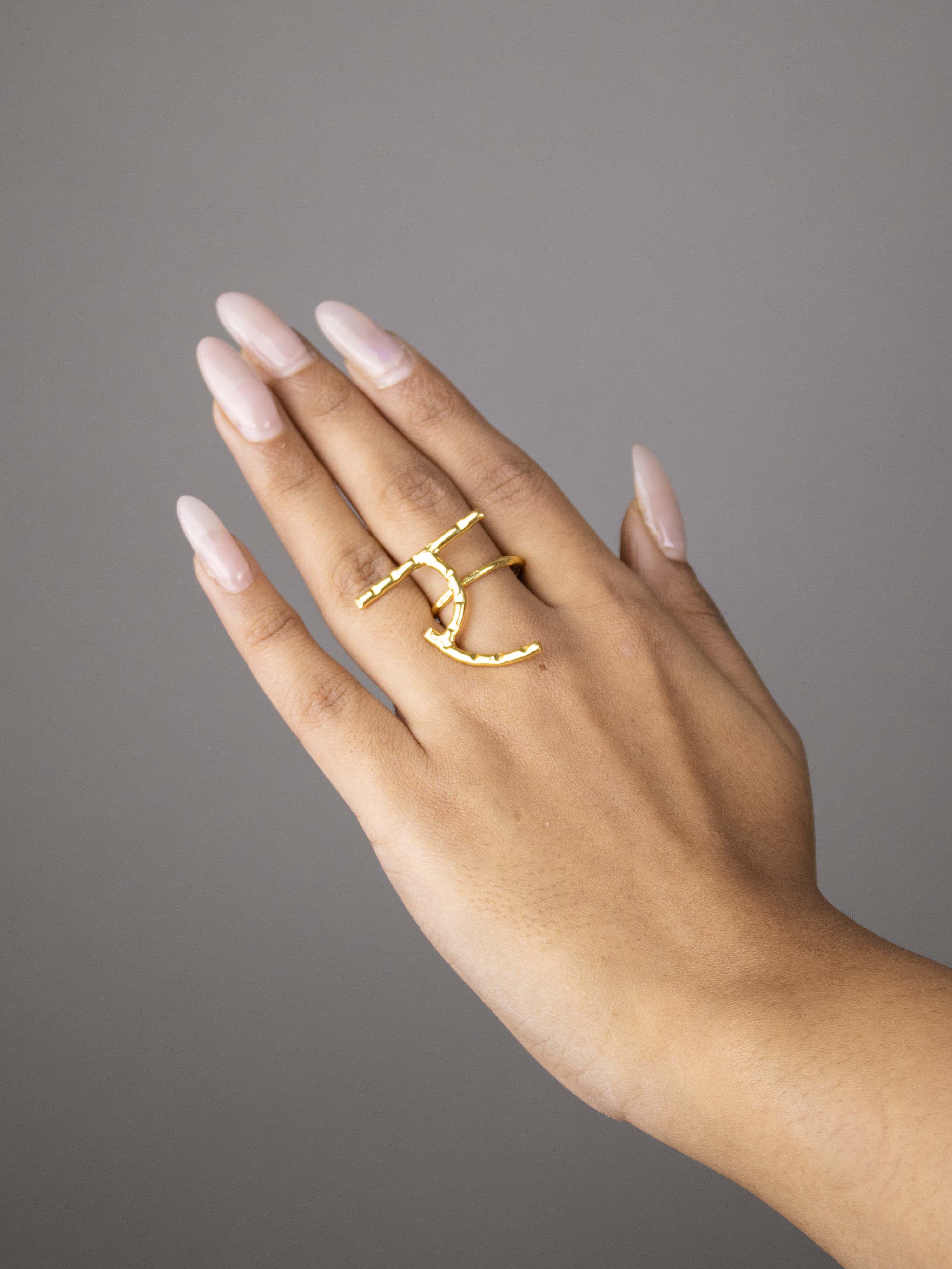 Women's Akshar Ring E103 - Zurii Jewels