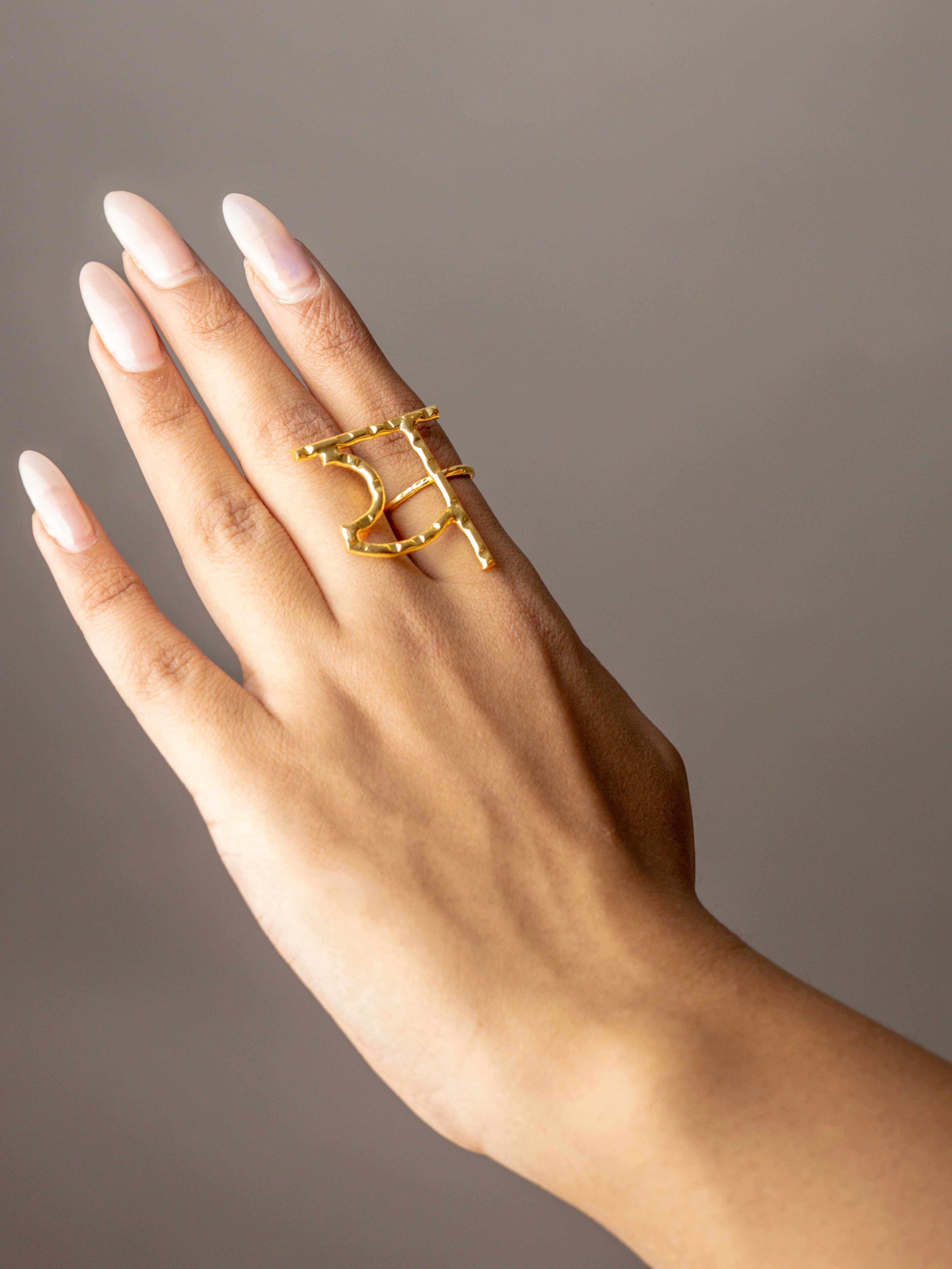 Women's Akshar Ring R33 - Zurii Jewels