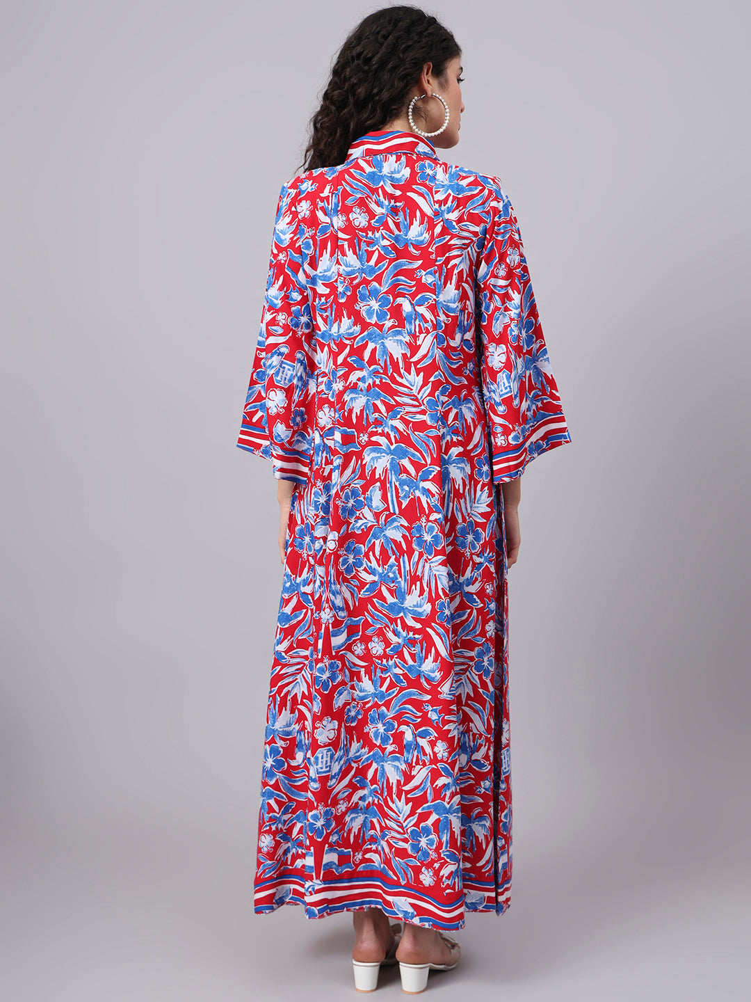 Women's Viscose Rayon Midi Dress S3005