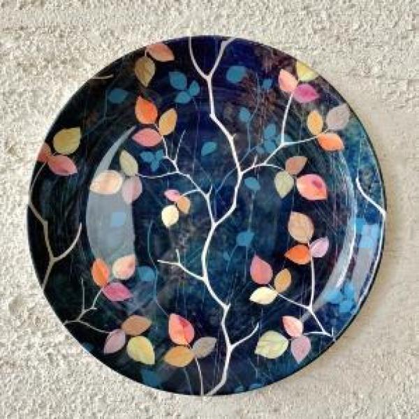 Autumn Forest wall plate - 9820
