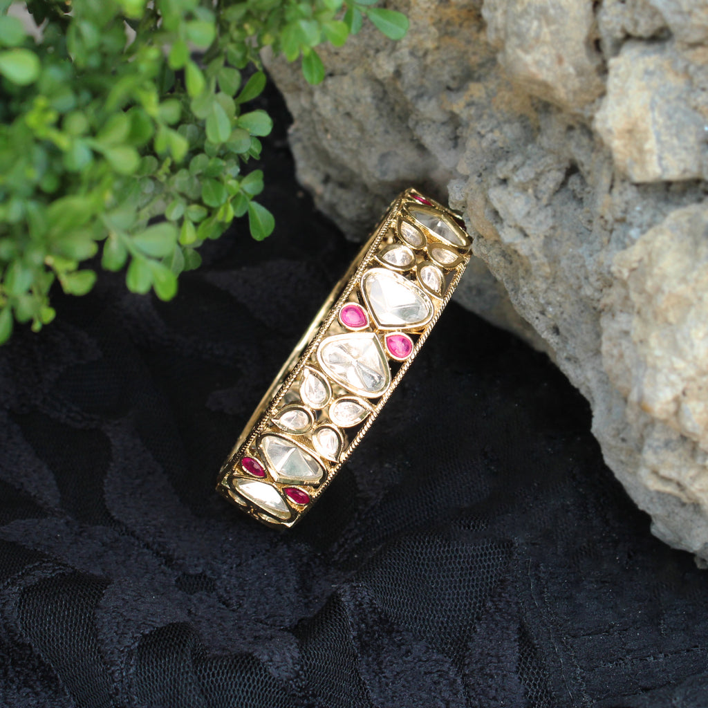 Women's Golden Brass Openable Bangles