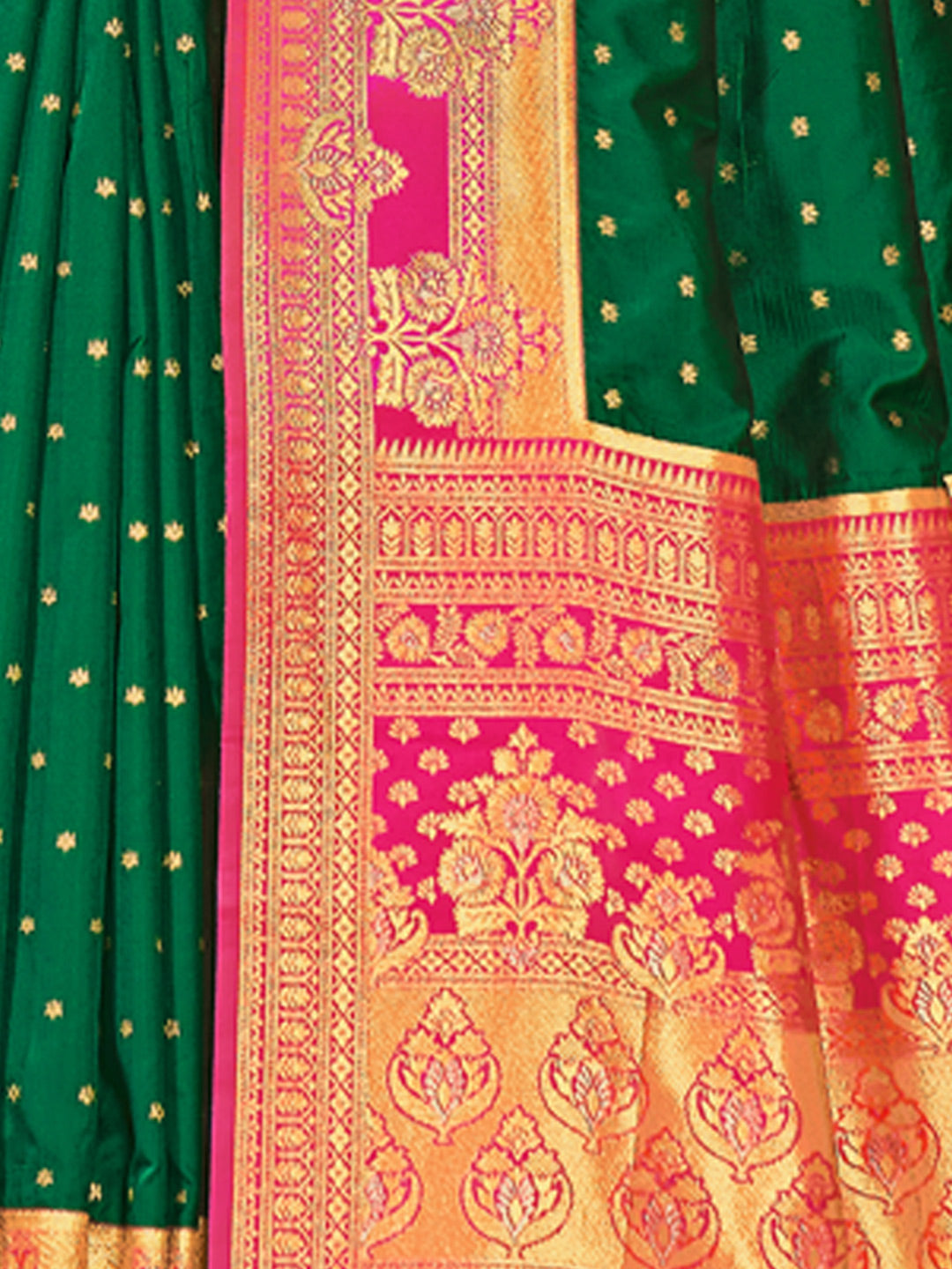 Women's Silk Woven Ork Traditional Tassels Saree - Sangam Prints
