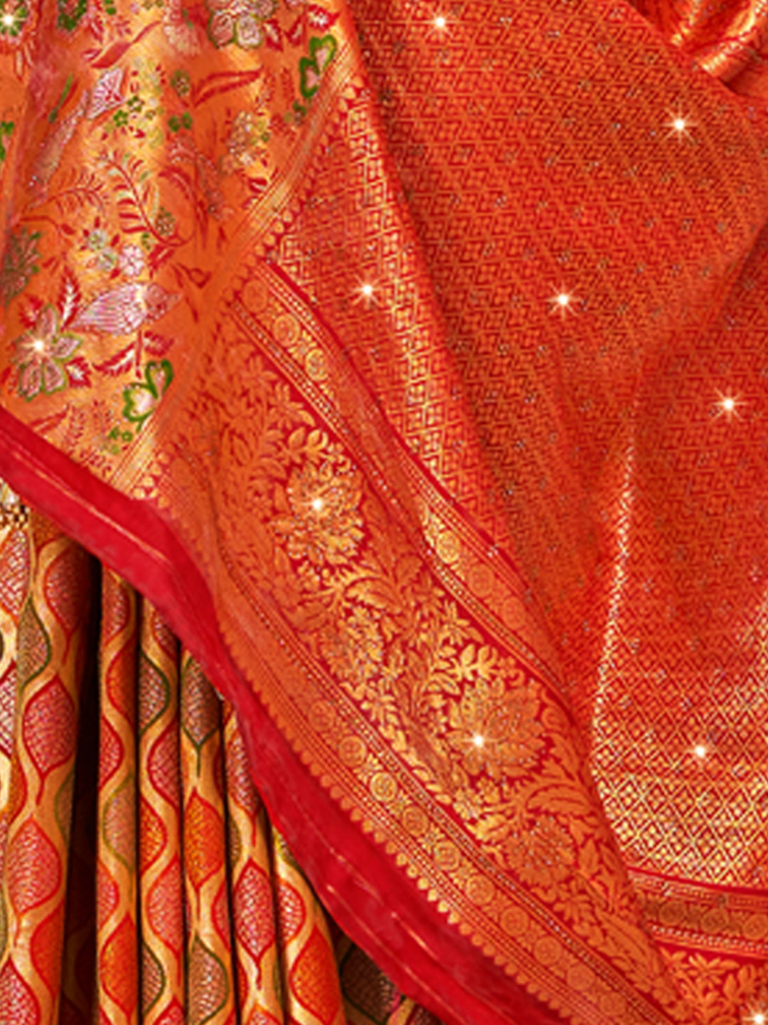 Women's Maroon Banarasi Silk Woven Work Traditional Tassels Saree - Sangam Prints