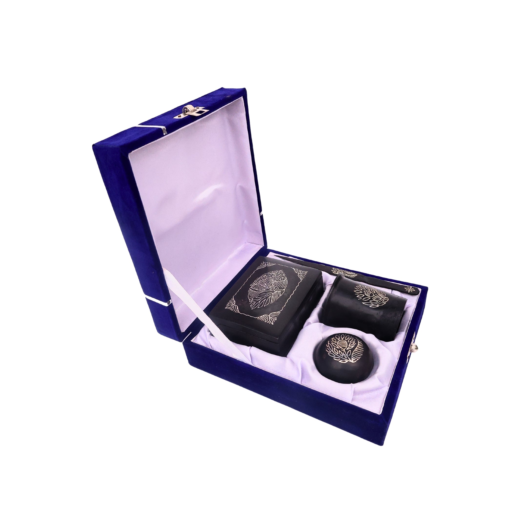 Bidri Art Corporate Gifting Box - Silver Inlay Work 