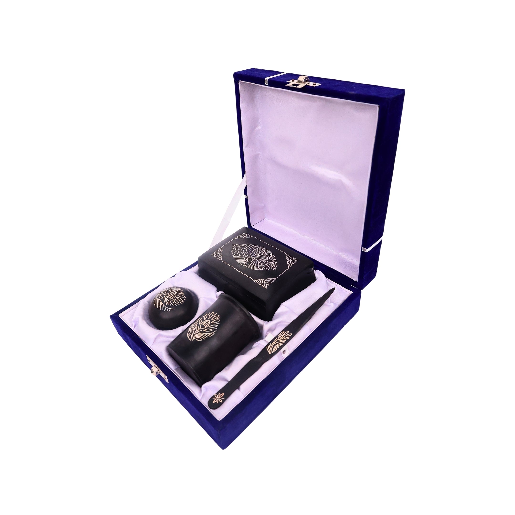Bidri Art Corporate Gifting Box - Silver Inlay Work 