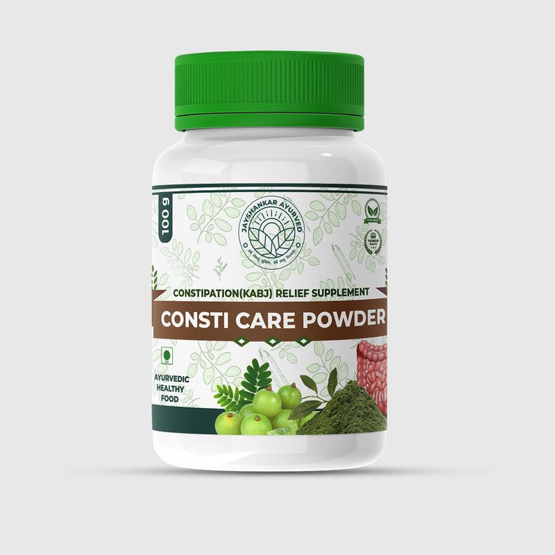 Consti-Care Powder - The Ultimate Ayurvedic Solution For Constipation Relief (100Gm) - Jayshankar Ayurved