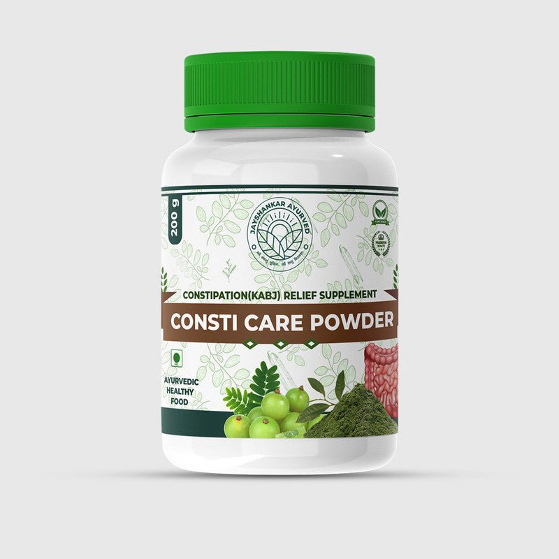 Consti-Care Powder - The Ultimate Ayurvedic Solution For Constipation Relief (200Gm) - Jayshankar Ayurved