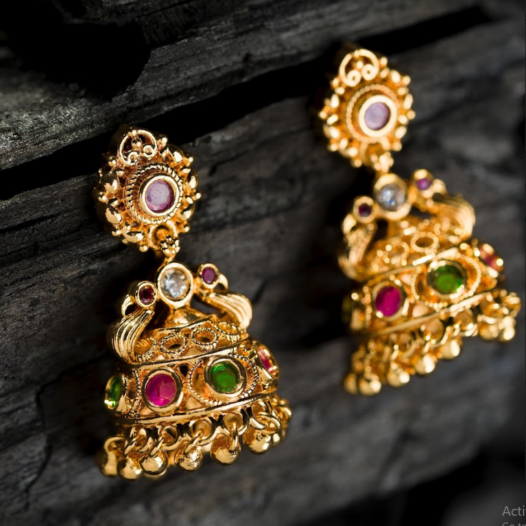 Women's Gold Plated Contemporary Jumki Butalu