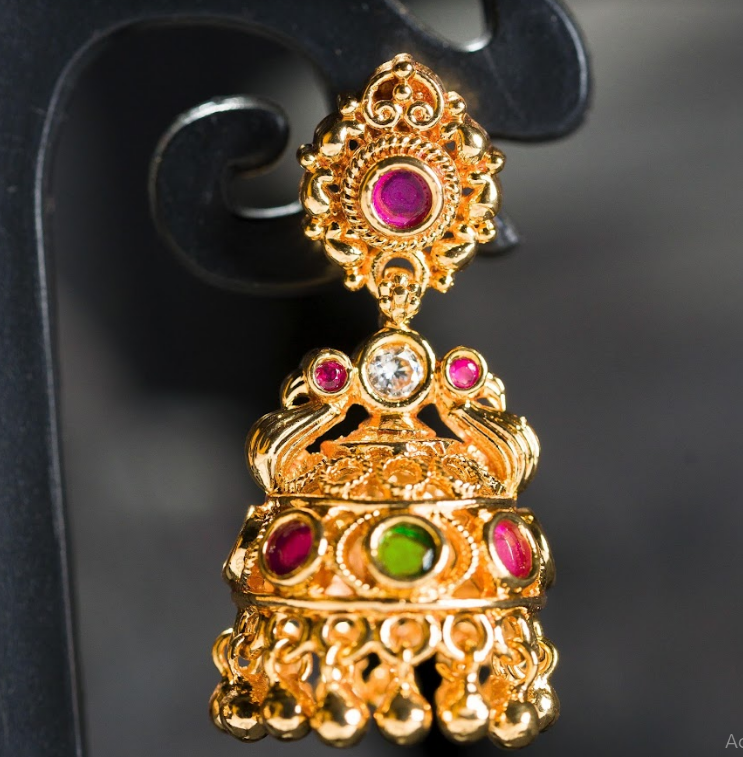 Women's Gold Plated Contemporary Jumki Butalu