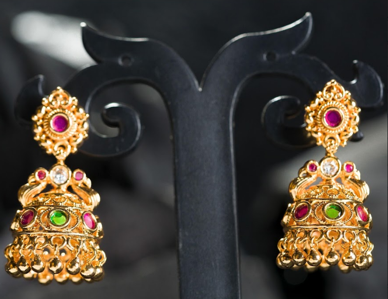Women's Gold Plated Contemporary Jumki Butalu