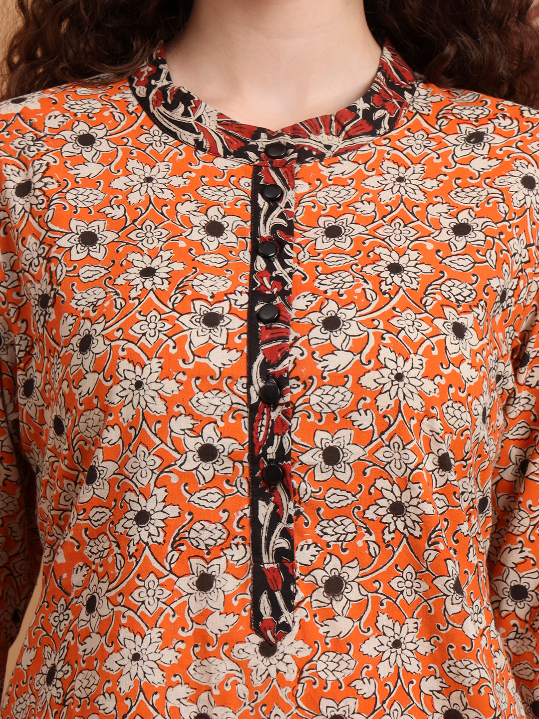 Women's Hand Block Bagru Print Kurti