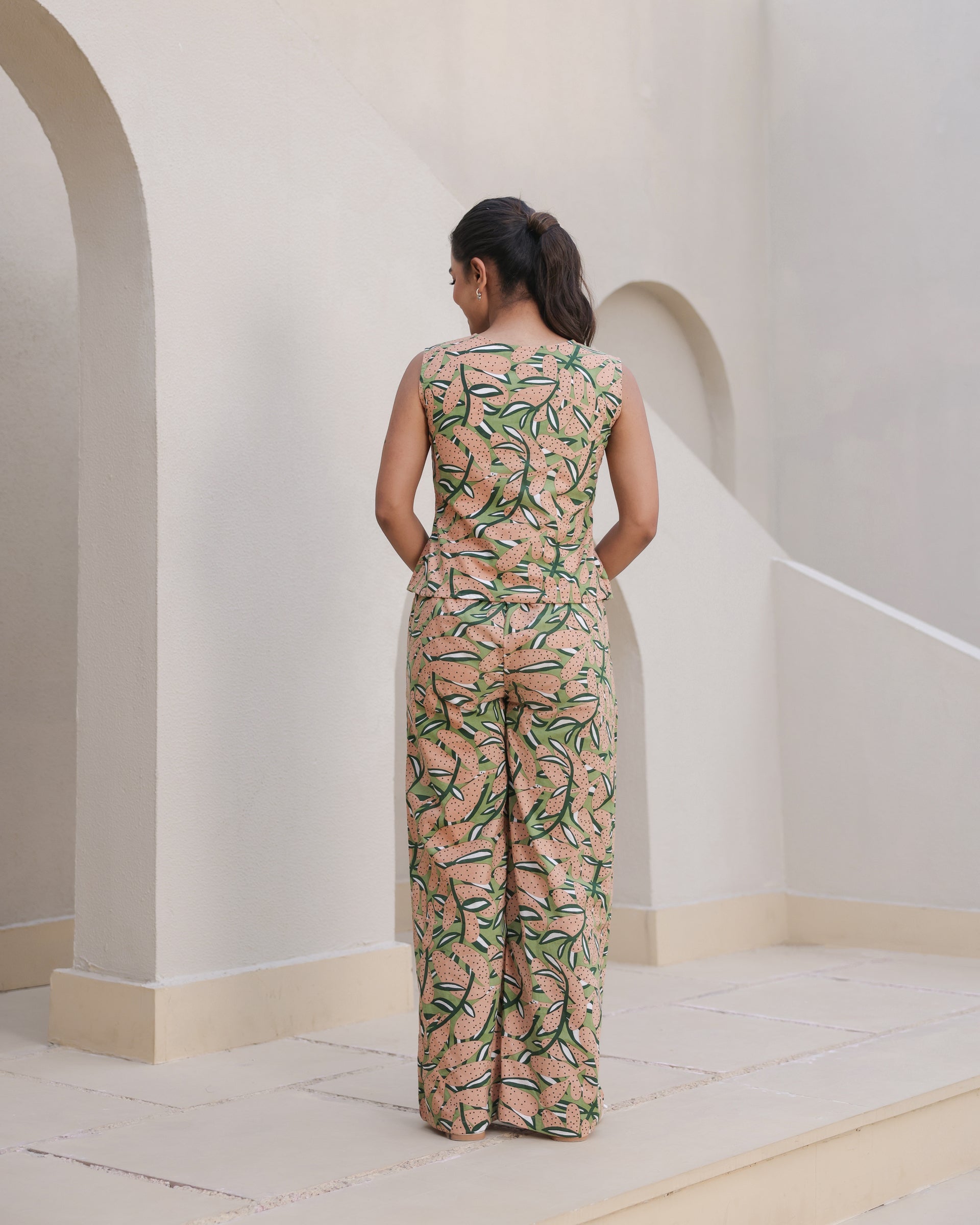 Women's Peach Grove Sleeveless Co-Ord Set