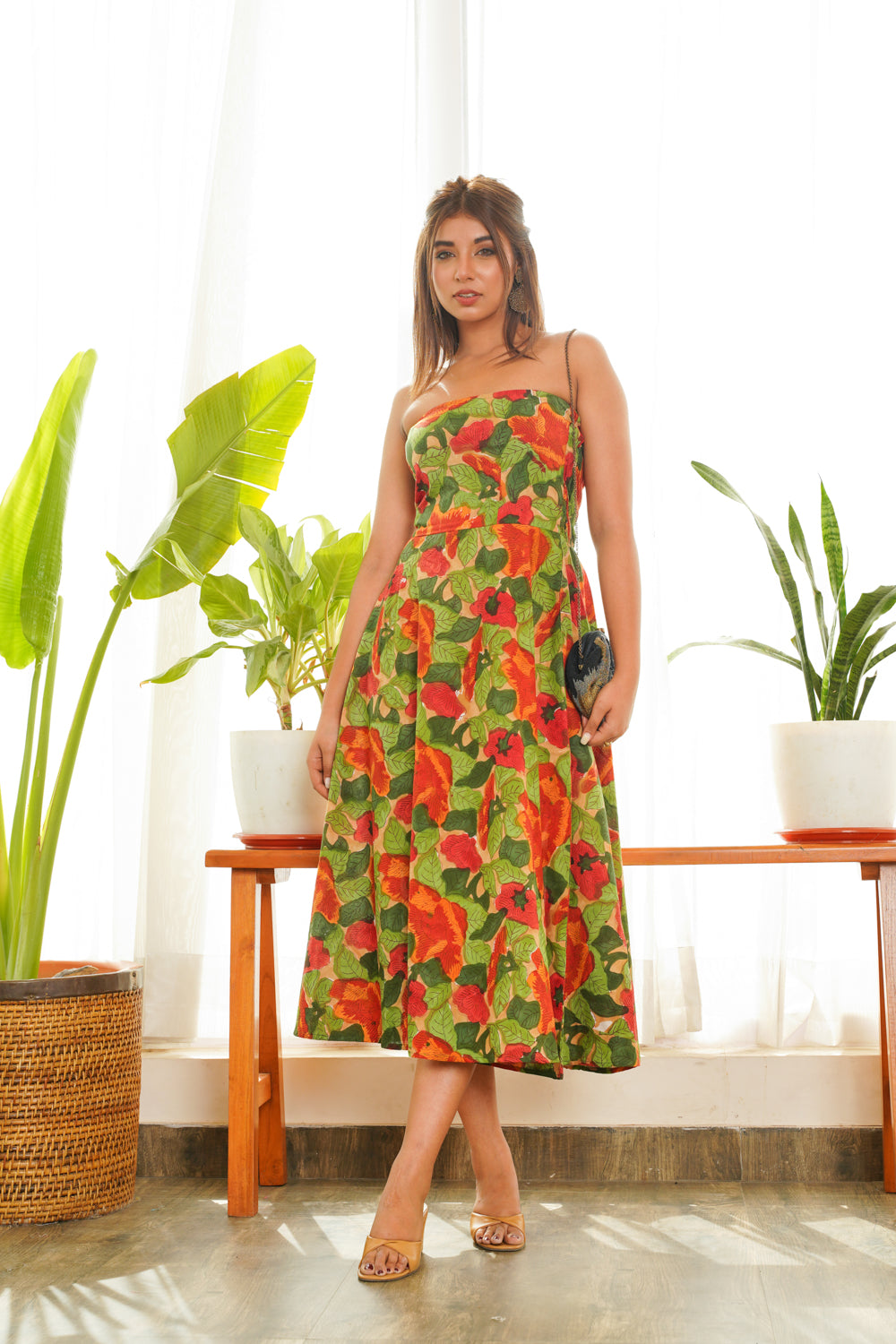 Women's Tropical Tube Dress - Nangalia Ruchira