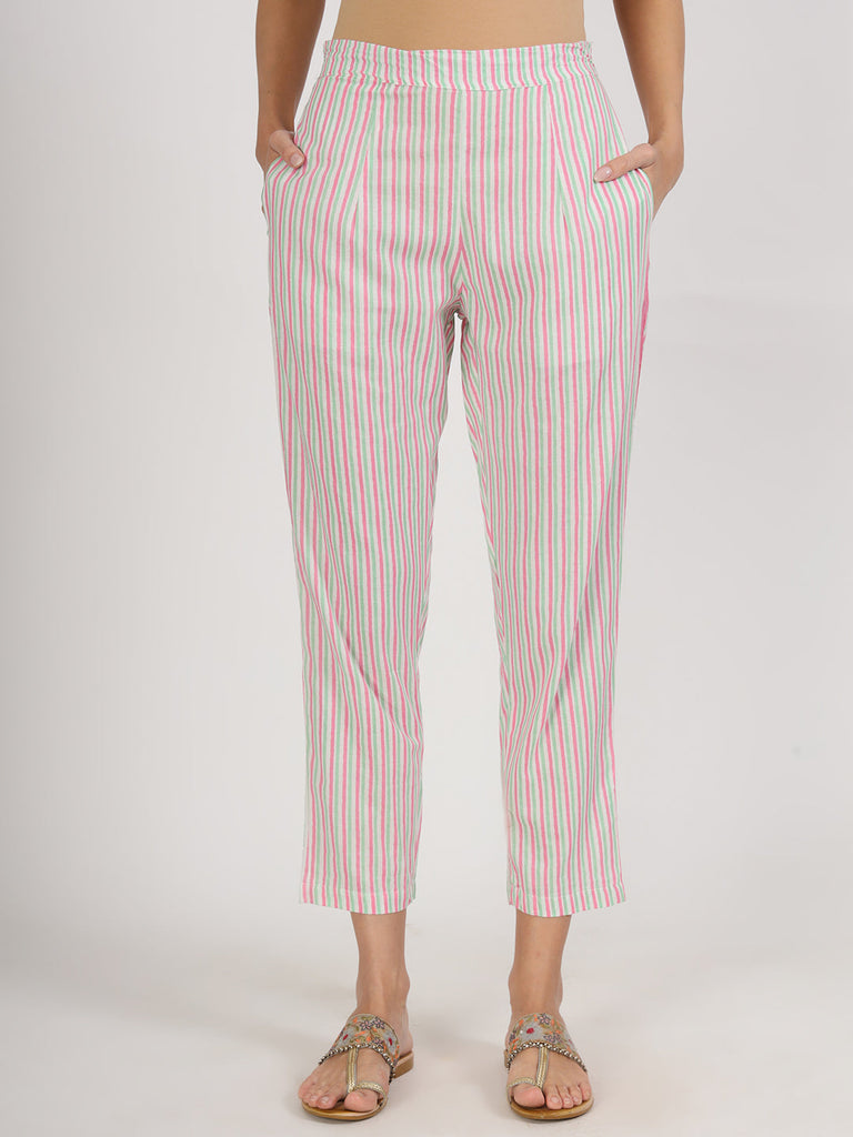 Women's off White Floral Print Rayon Co-ord set for women