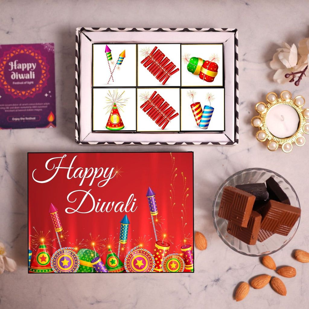 Diwali Cracker Theme Chocolate Pack - 6 Pc