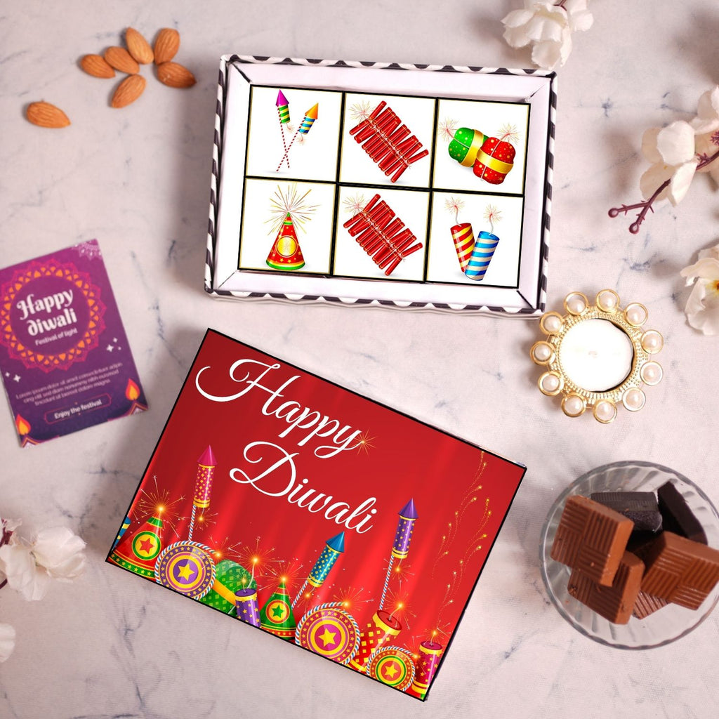 Diwali Cracker Theme Chocolate Pack - 6 Pc