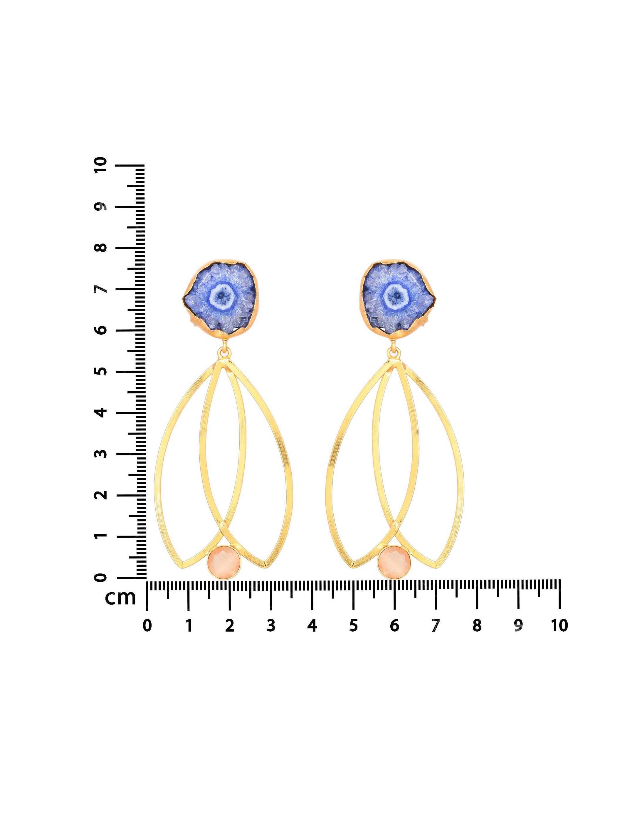 Women's Double Petel Hanging Earring - Zurii Jewels