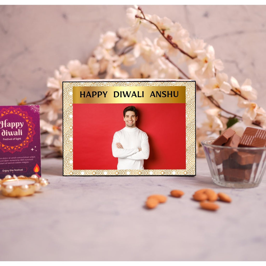 Personalised Diwali Chocolate Gift Box - 6 Pieces